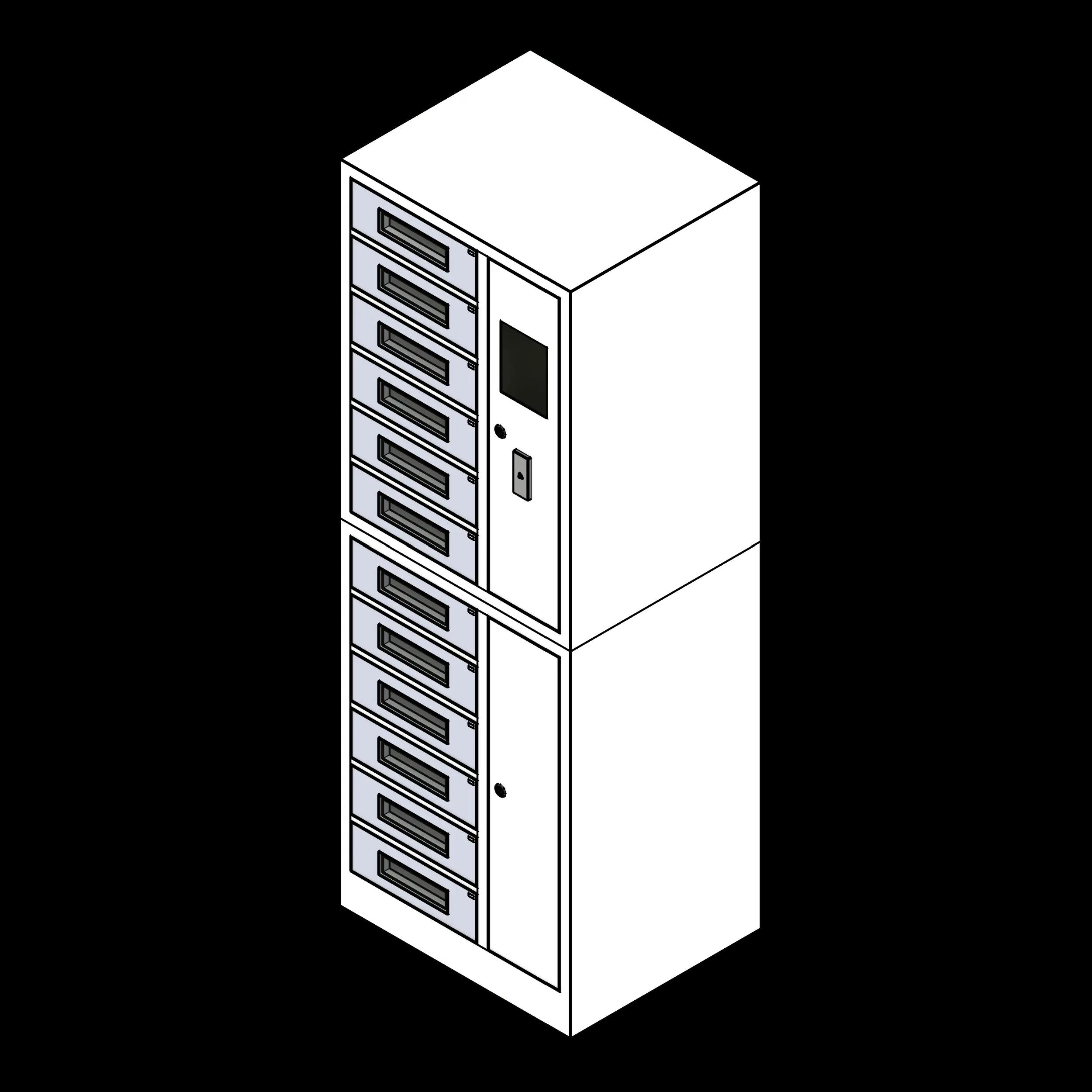 SSG Locker Electronics Charging PCS 12 Opening RFID