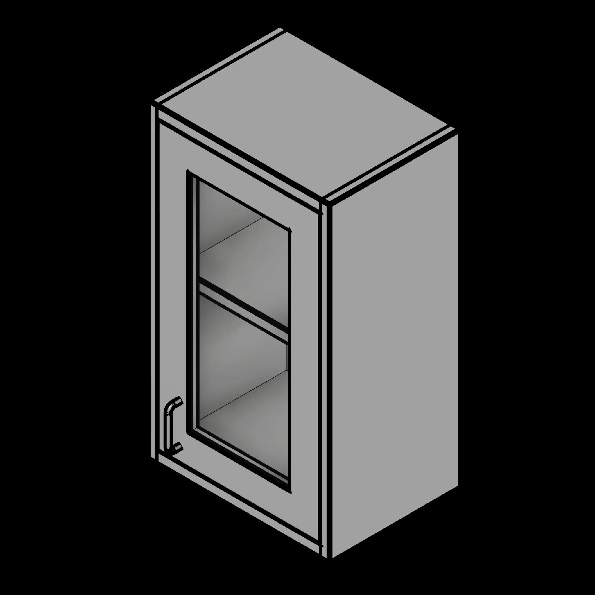  SSG Cabinet Wall 1 Door SST Right Hinge Glass Door