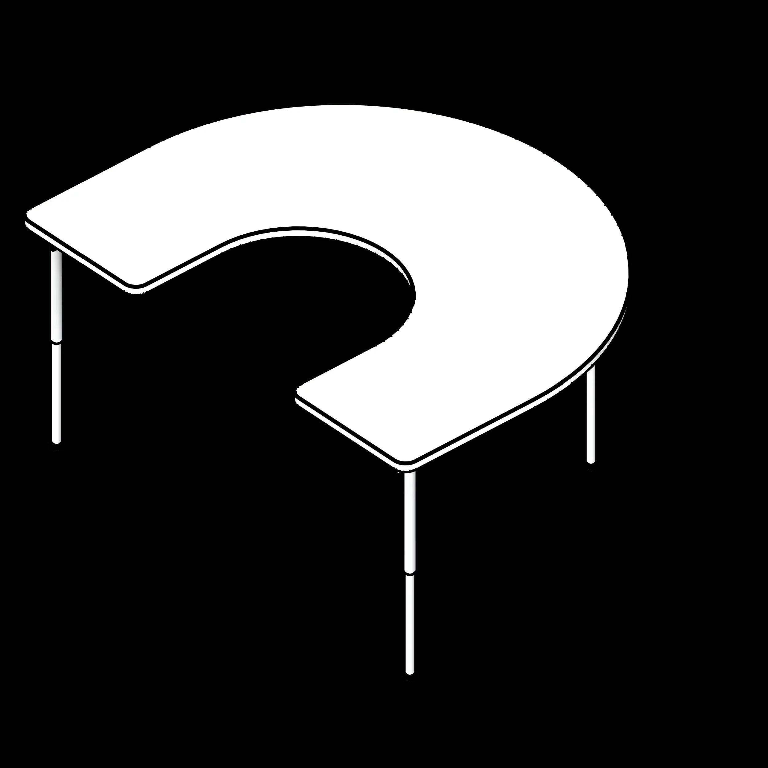 SSG Table Educational Horseshoe LAM