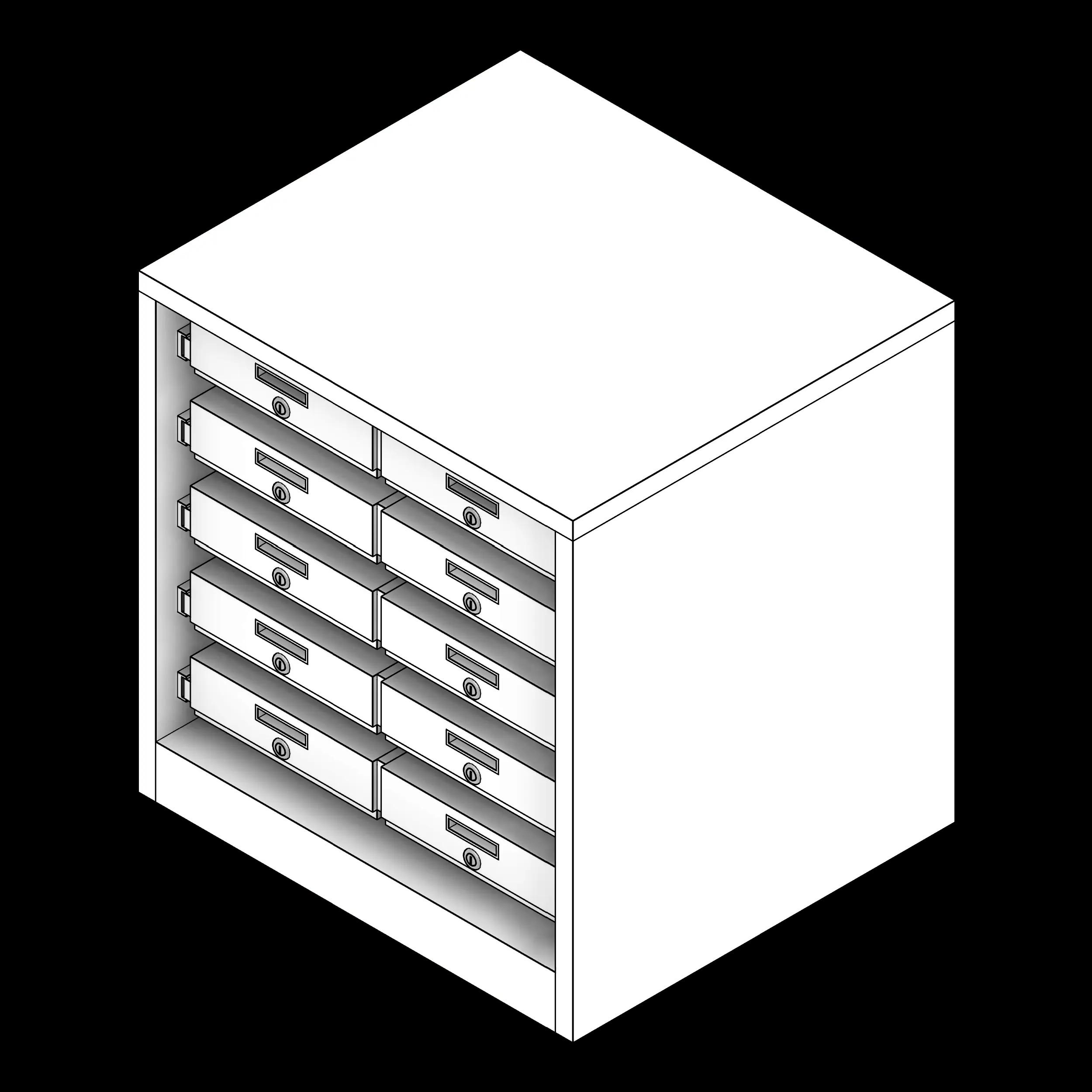 SSG Taser Storage Locker PCS No Riser No Door