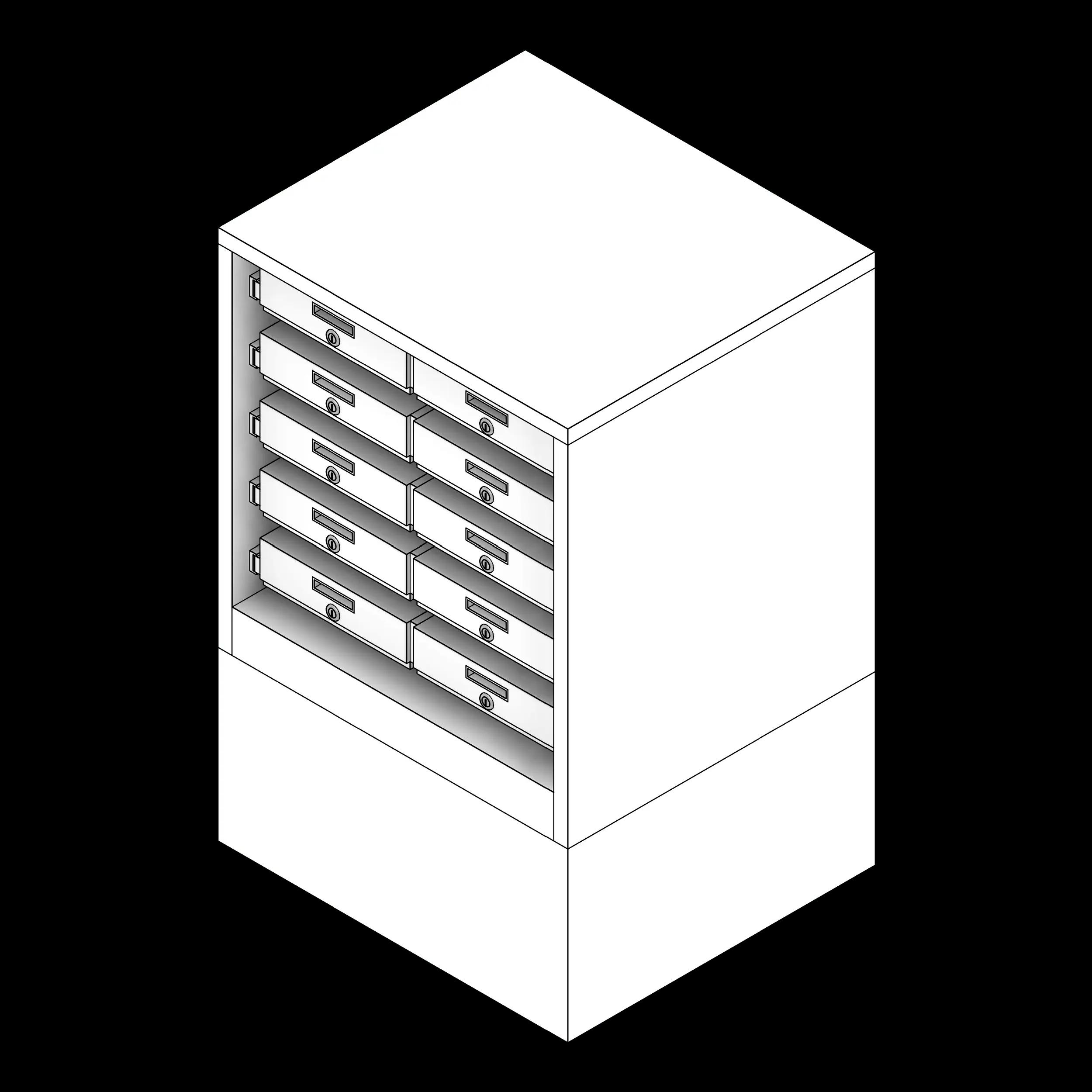 SSG Taser Storage Locker PCS Riser No Door