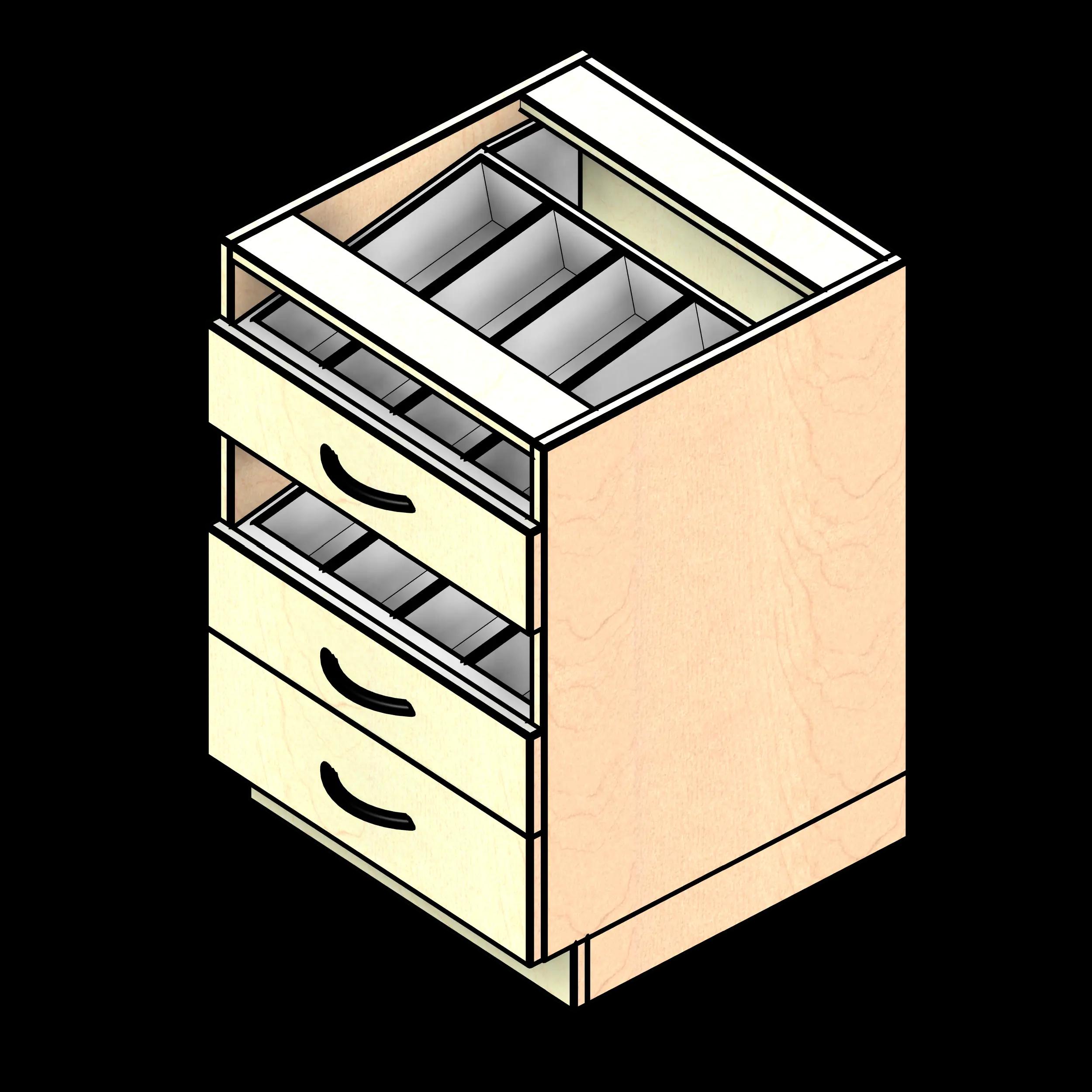 SSG Cabinet Base Drawer Gravity LAM