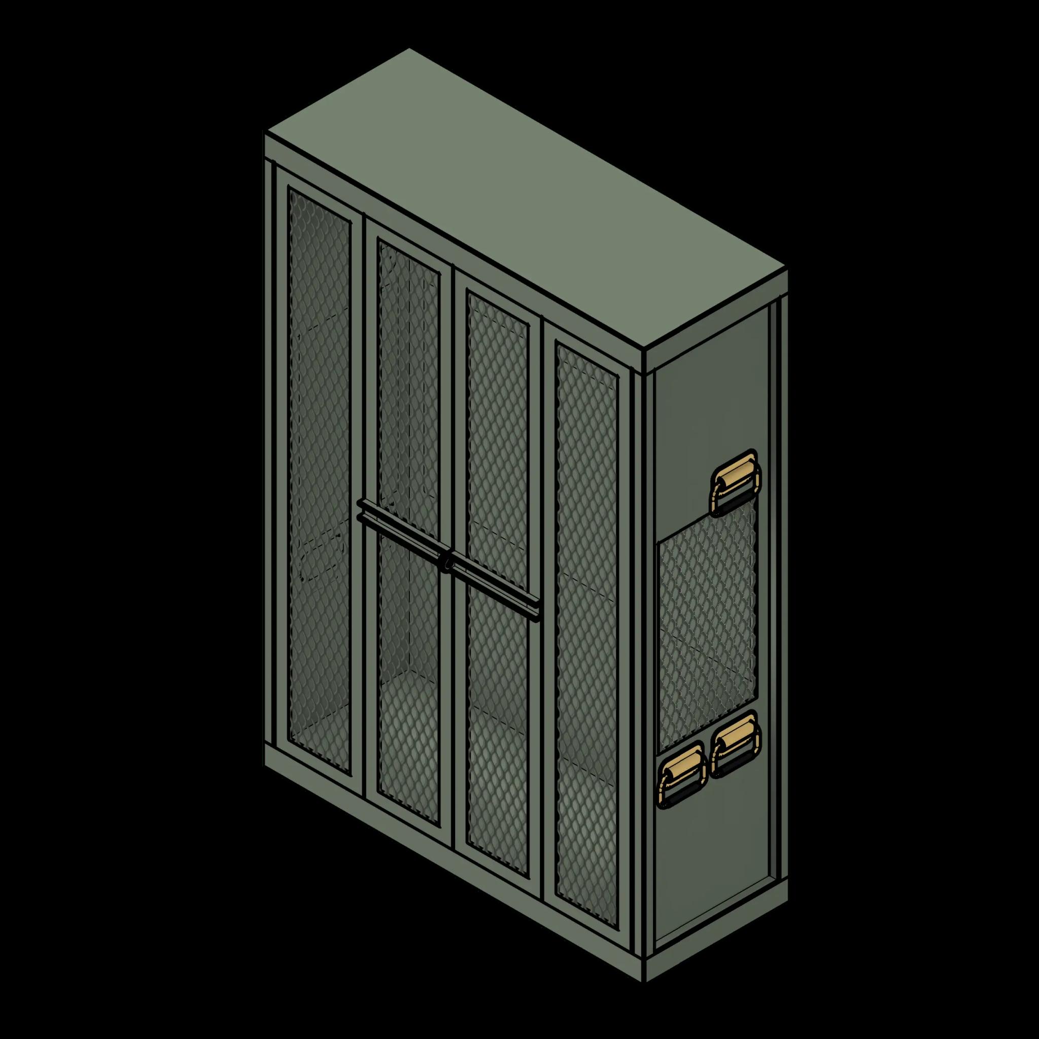 SSG Locker Weapon Universal PCS 42x16x61