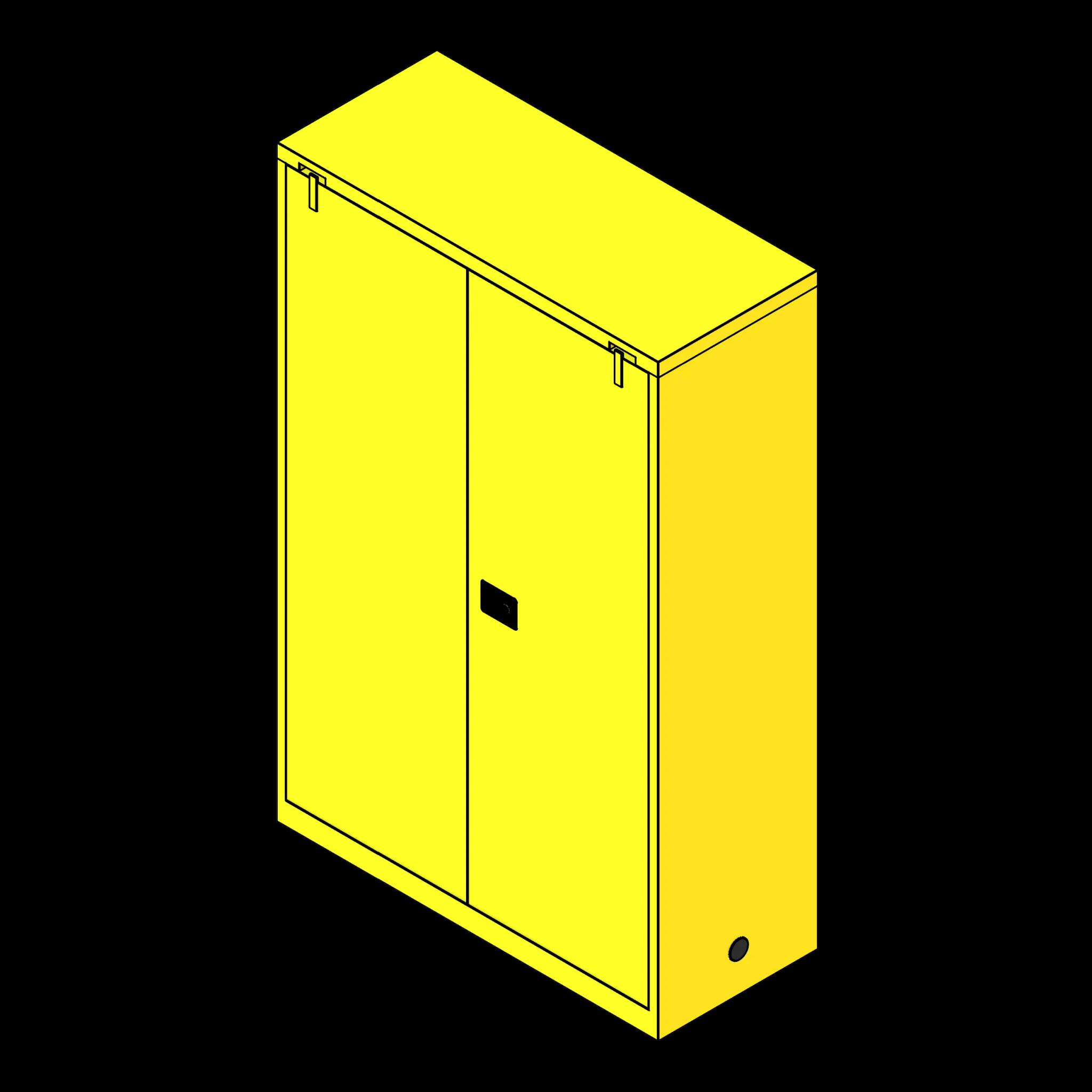 SSG Flammable Liquid Storage PCS 45 Gallon 43x18x65 Self Closing