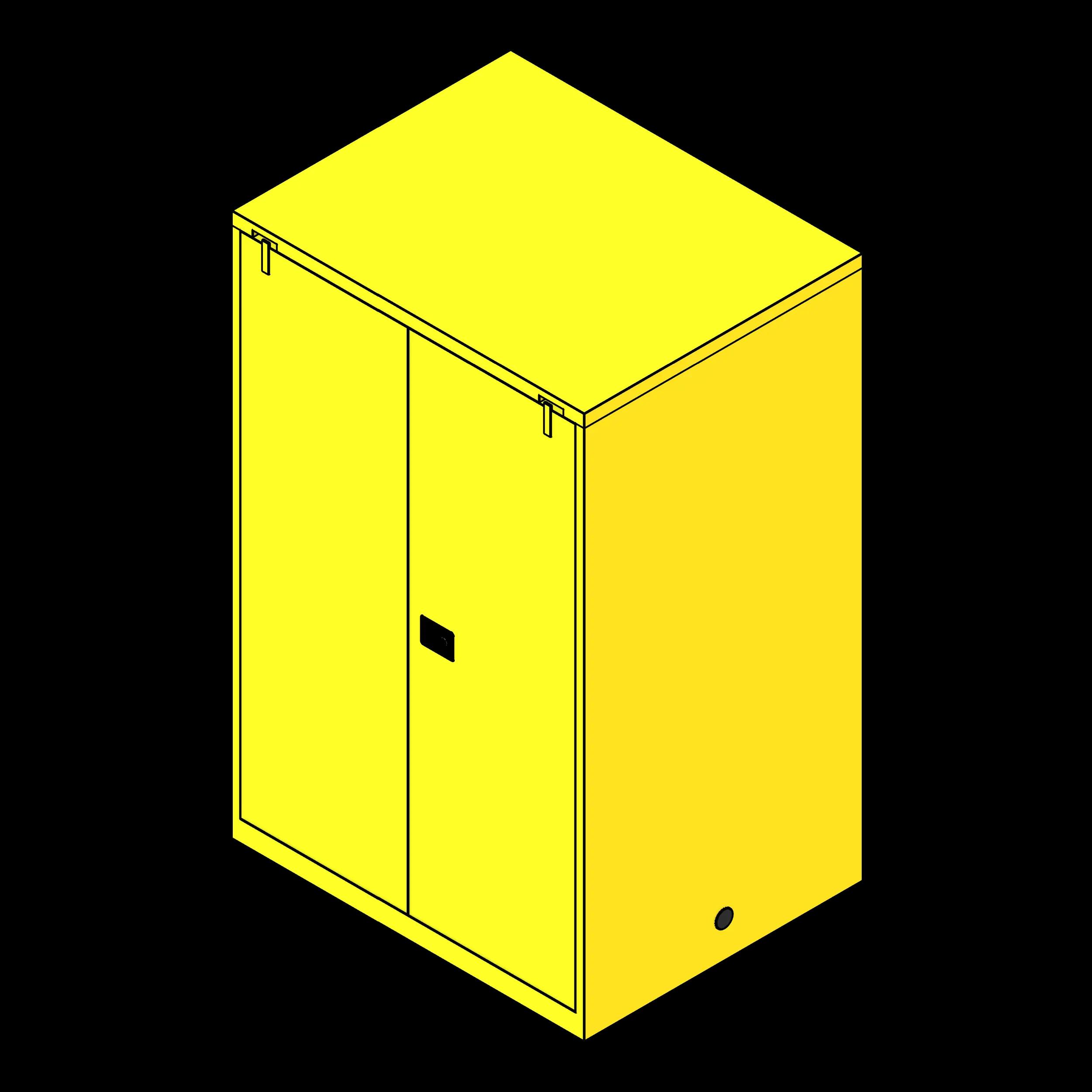 SSG Flammable Liquid Storage PCS 90 Gallon 43x34x65 Self Closing