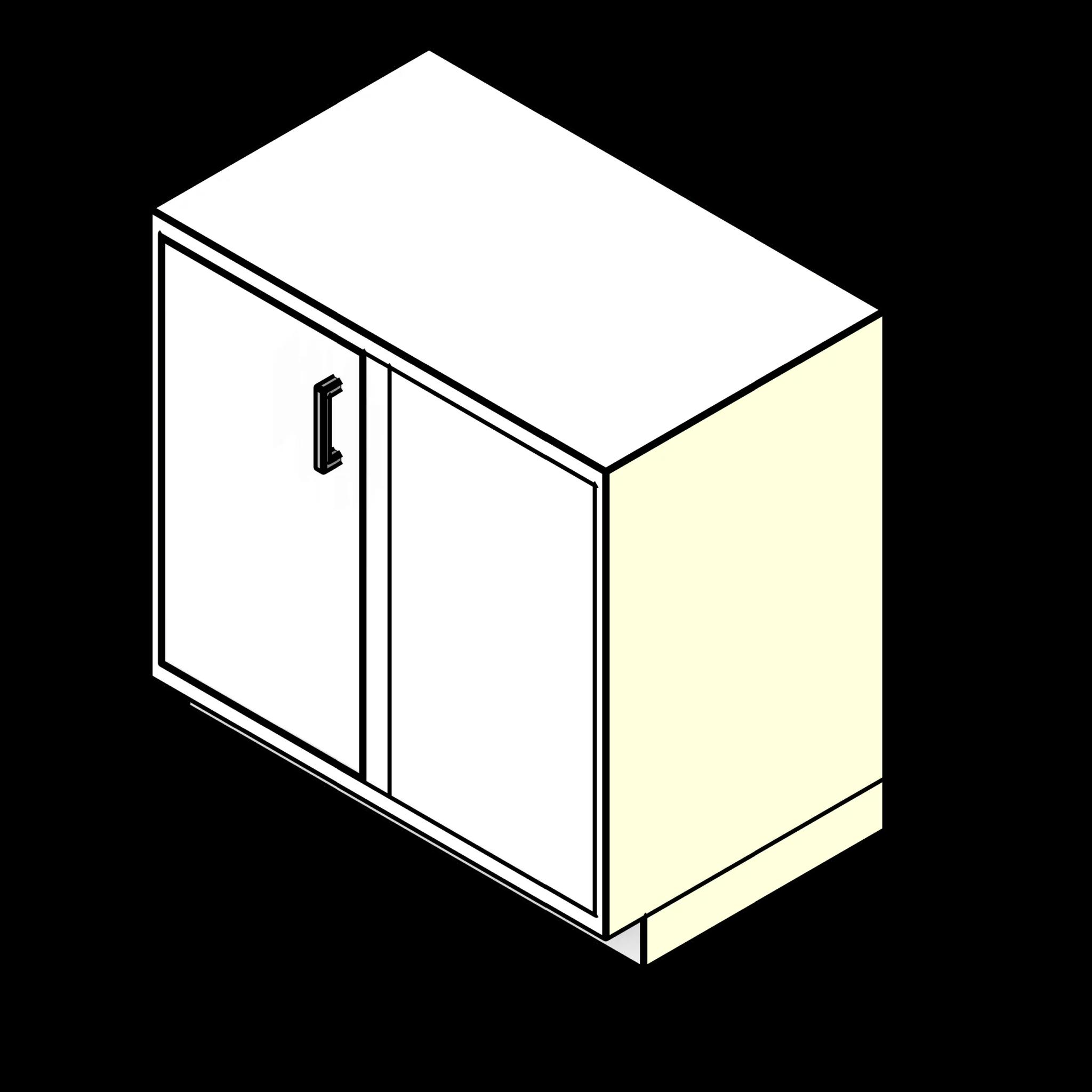  SSG Cabinet Lab Base Dead Corner PCS Left Inset Door