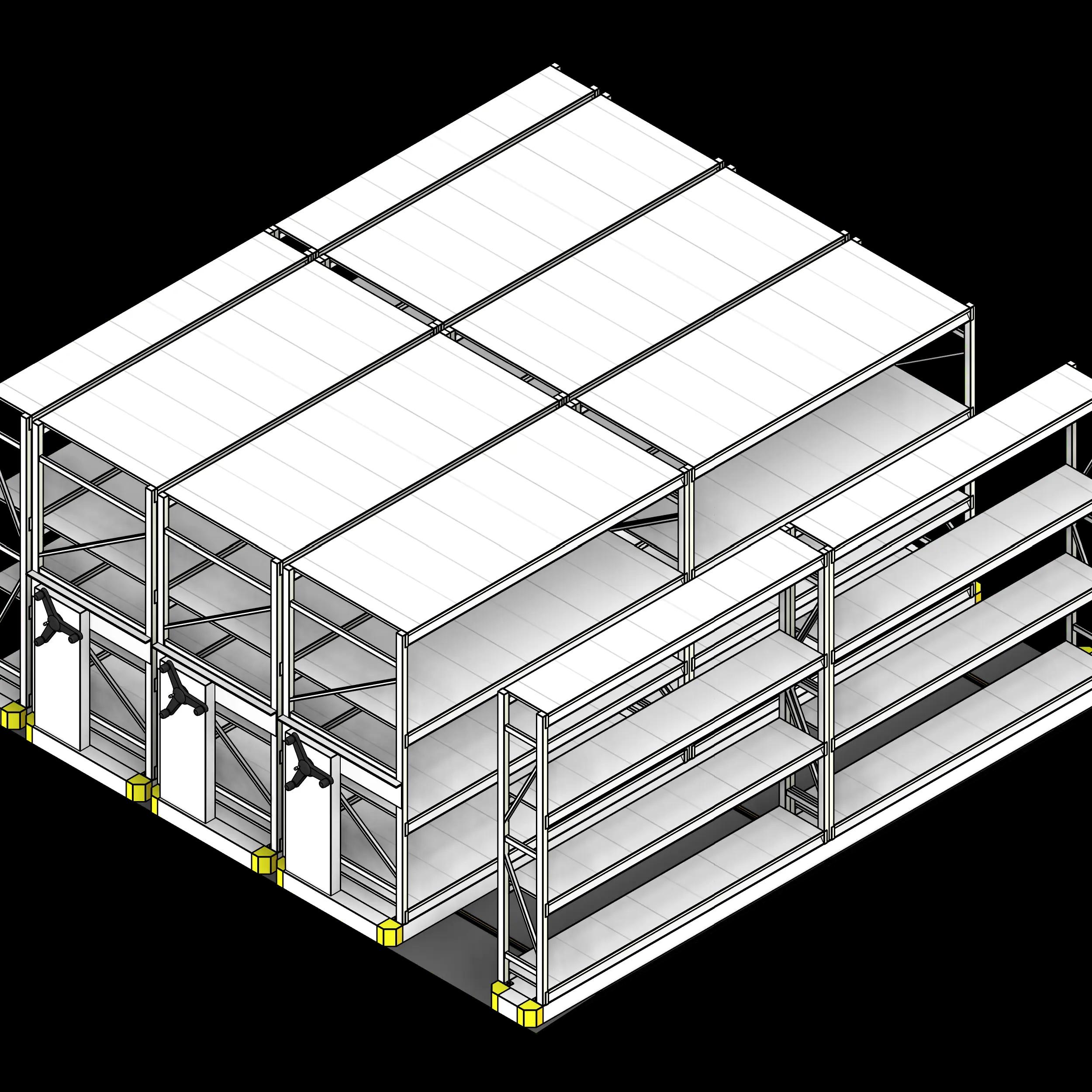 SSG High Density Industrial Wide Span PCS Ribbed Steel Decking