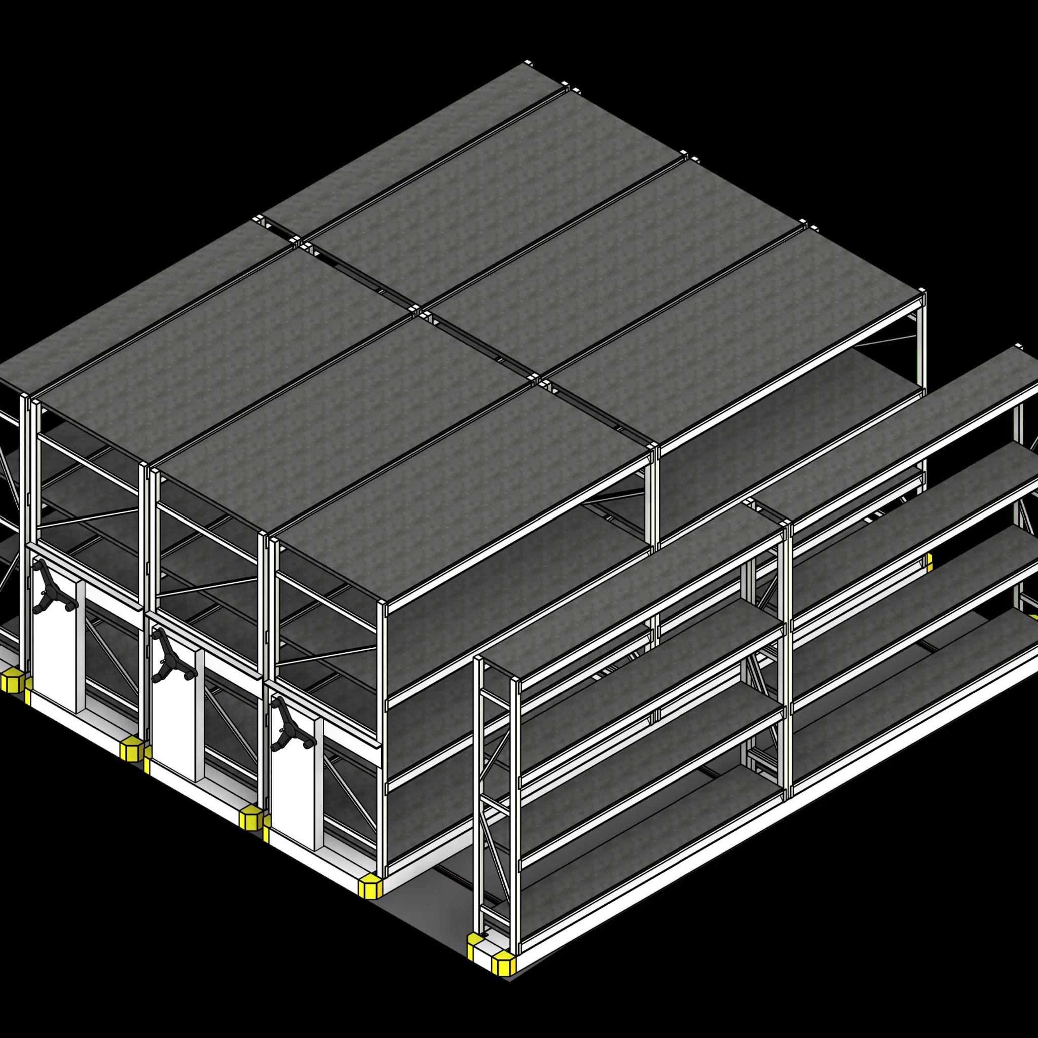 SSG High Density Industrial Wide Span PCS Solid Steel Decking