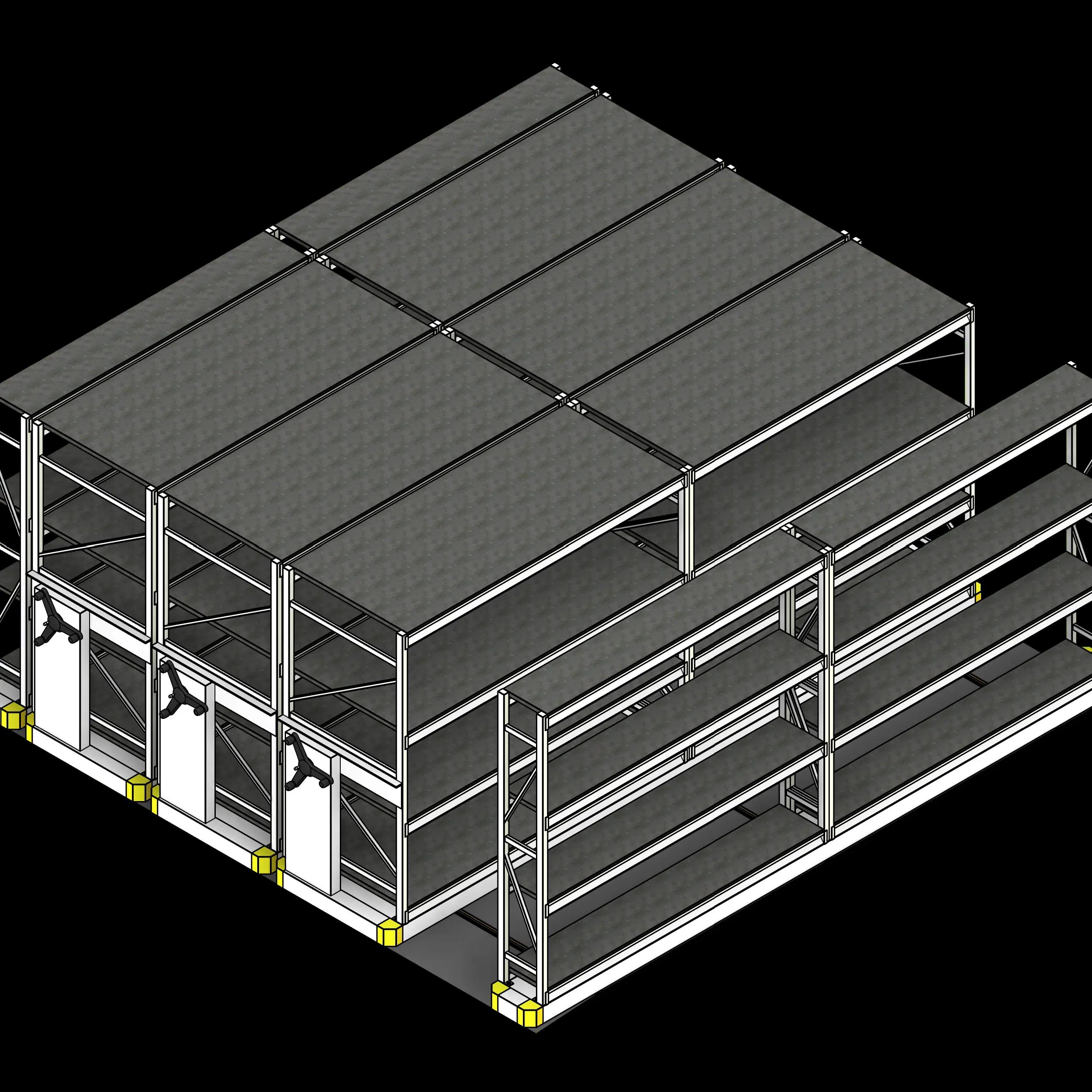 SSG High Density Industrial Wide Span PCS Solid Steel Decking