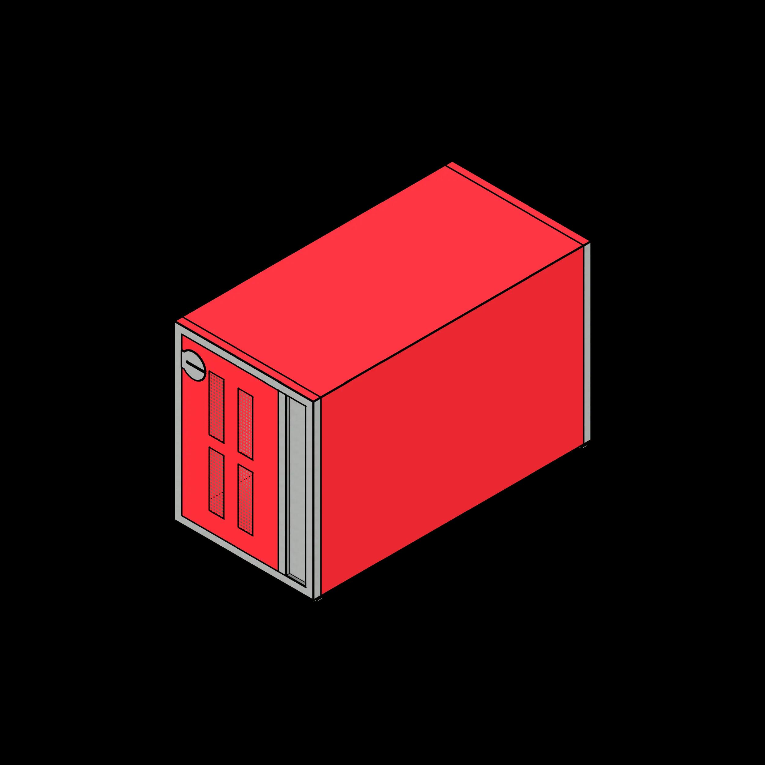 SSG Bike Locker One Tier PCS Double