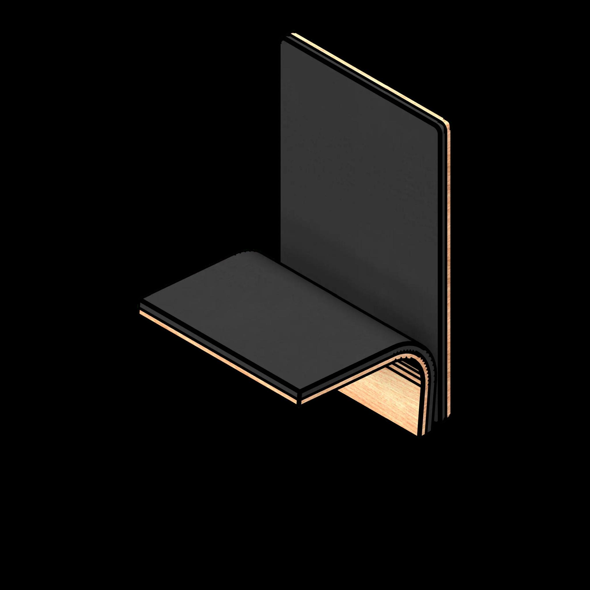 SSG Chair Cantilever Wall Mounted PLY Open