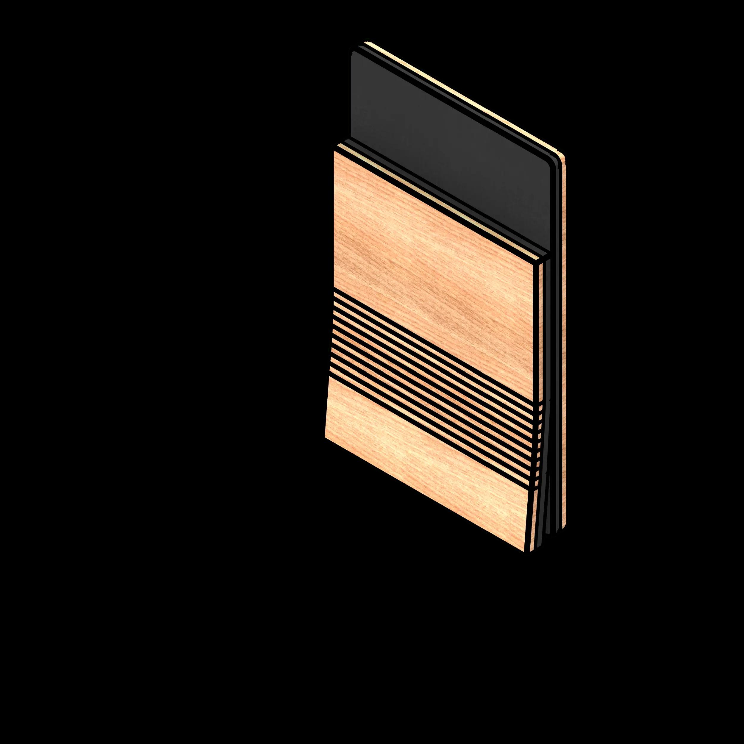 SSG Chair Cantilever Wall Mounted PLY Closed