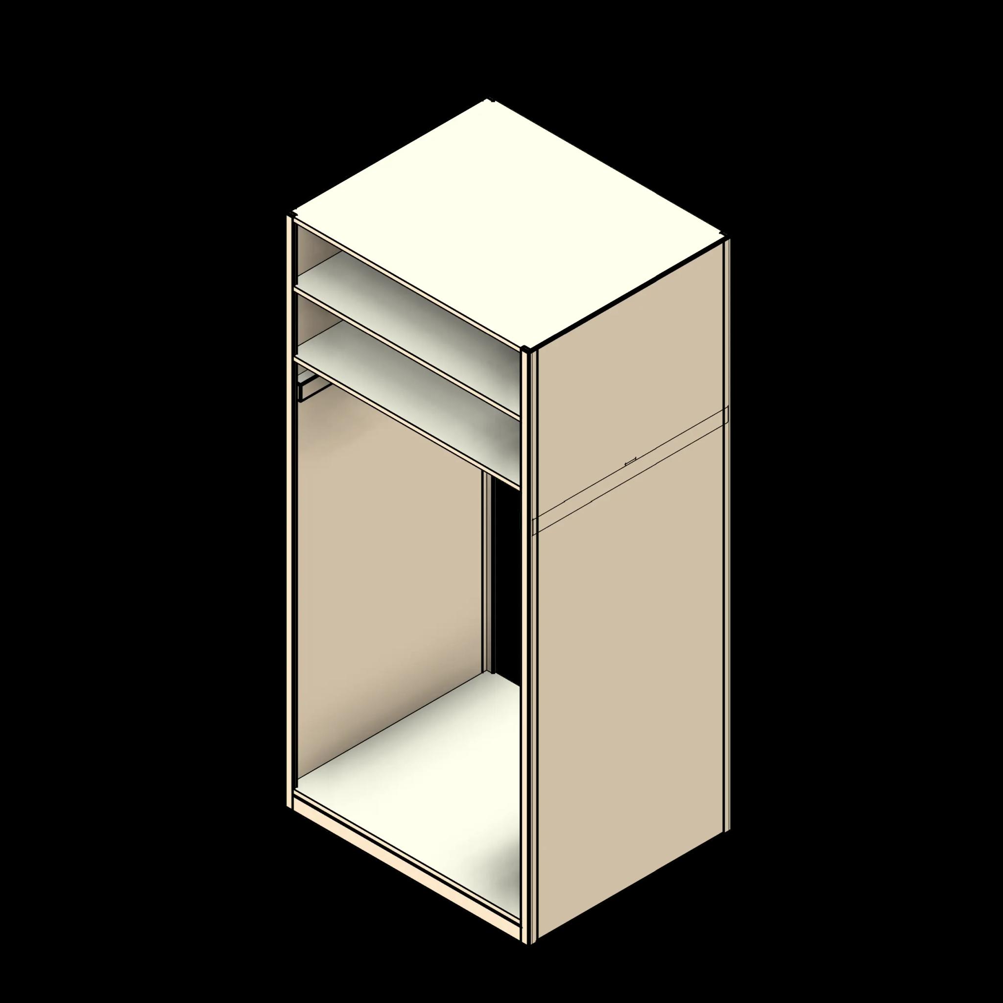 SSG Shelving Garment PCS 36x30x76 2 Shelf