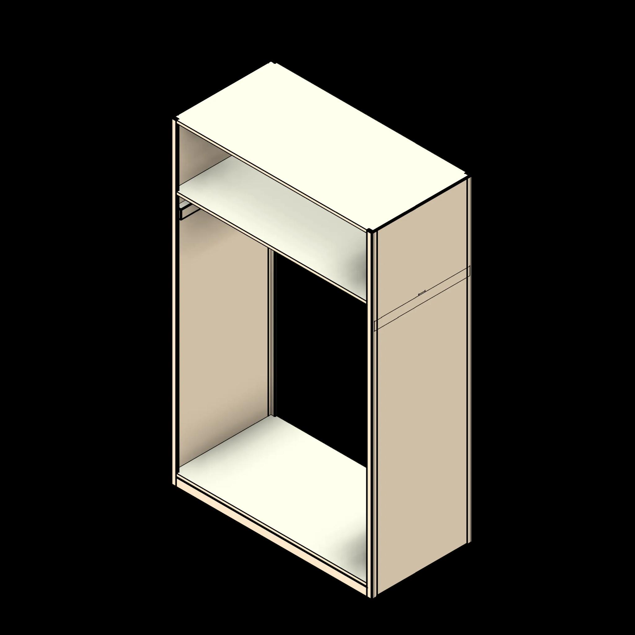 SSG Shelving Garment PCS 48x24x76 1 Shelf