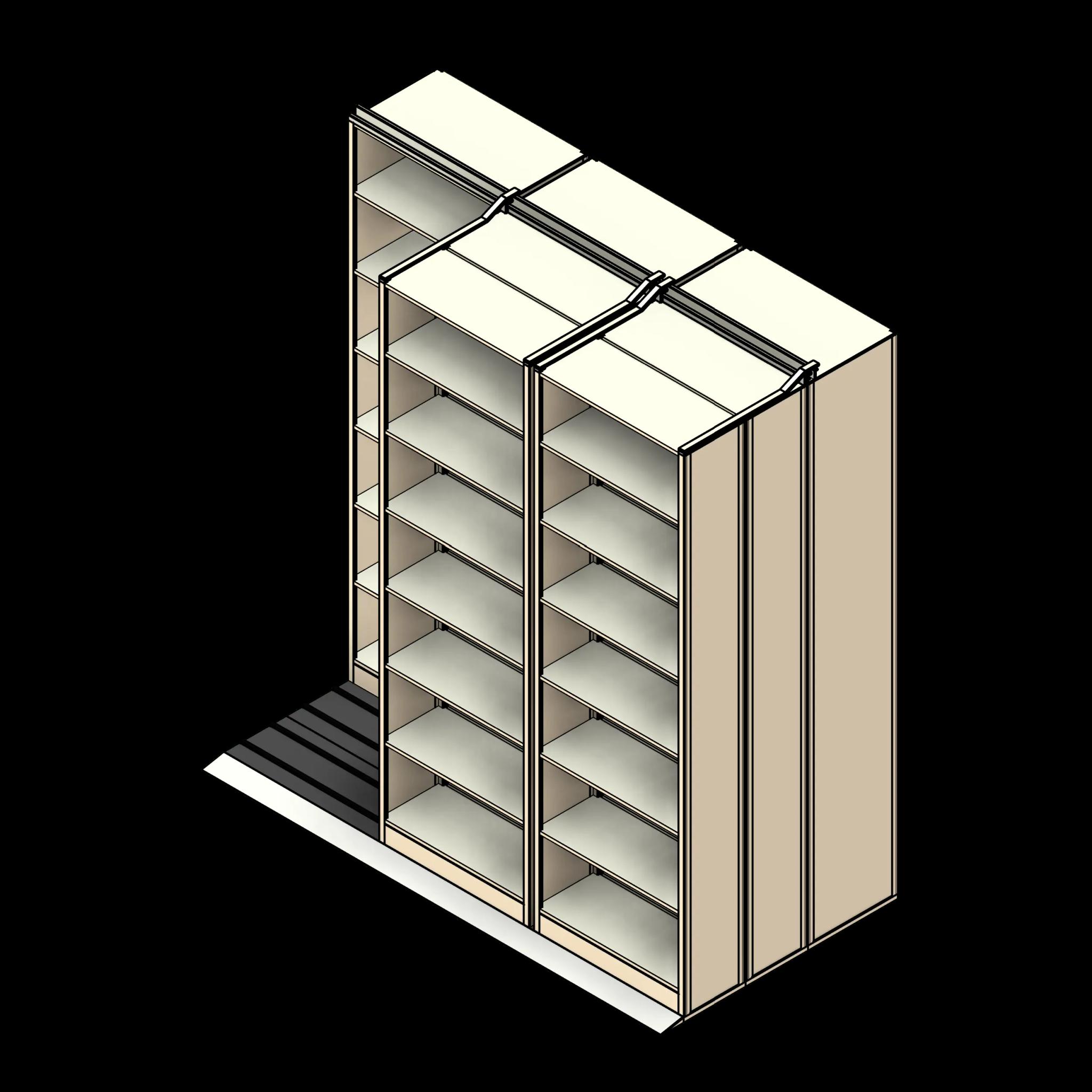  SSG Shelving Sliding Mobile PCS 7 Units 30x18x96