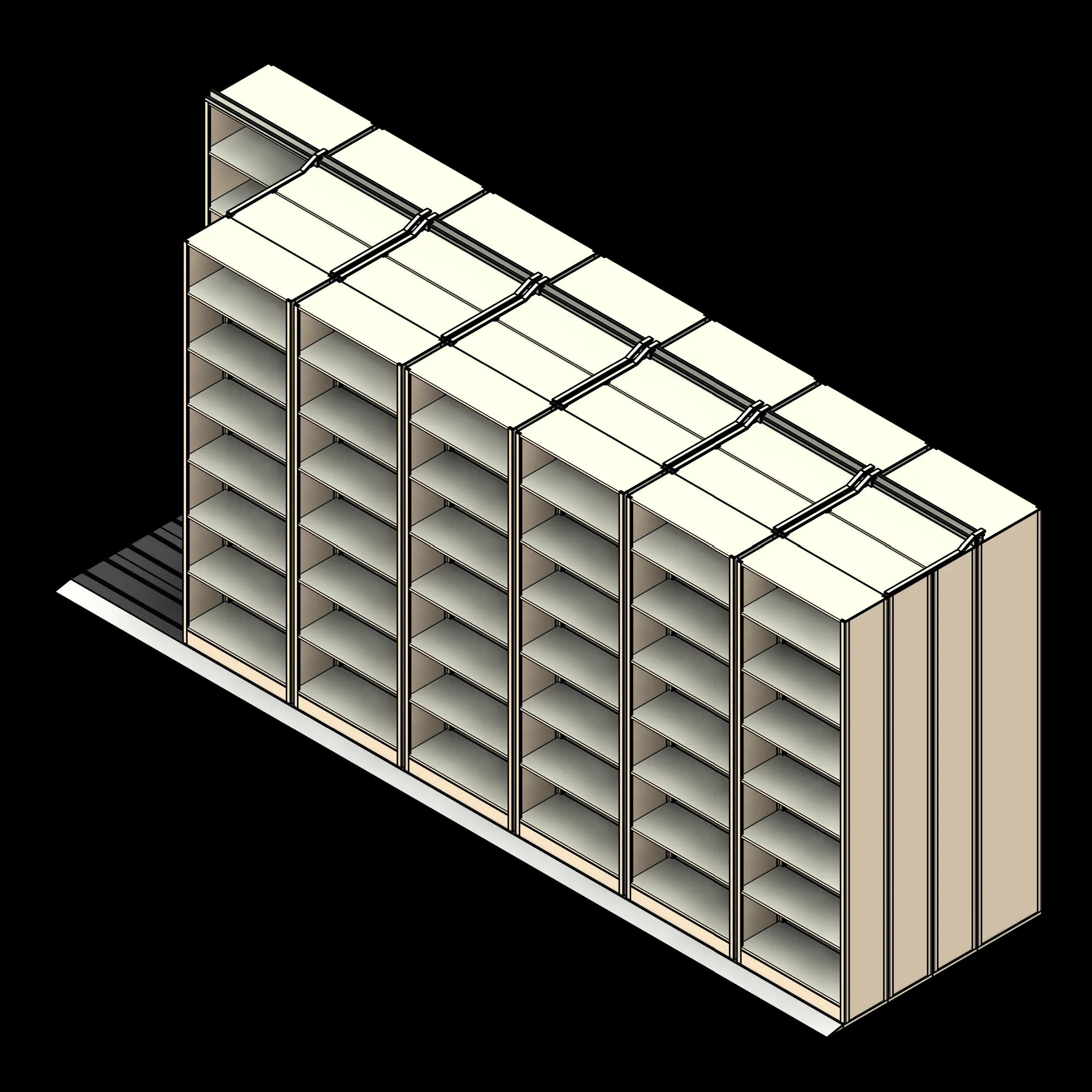  SSG Shelving Sliding Mobile PCS 25 Units 30x18x96