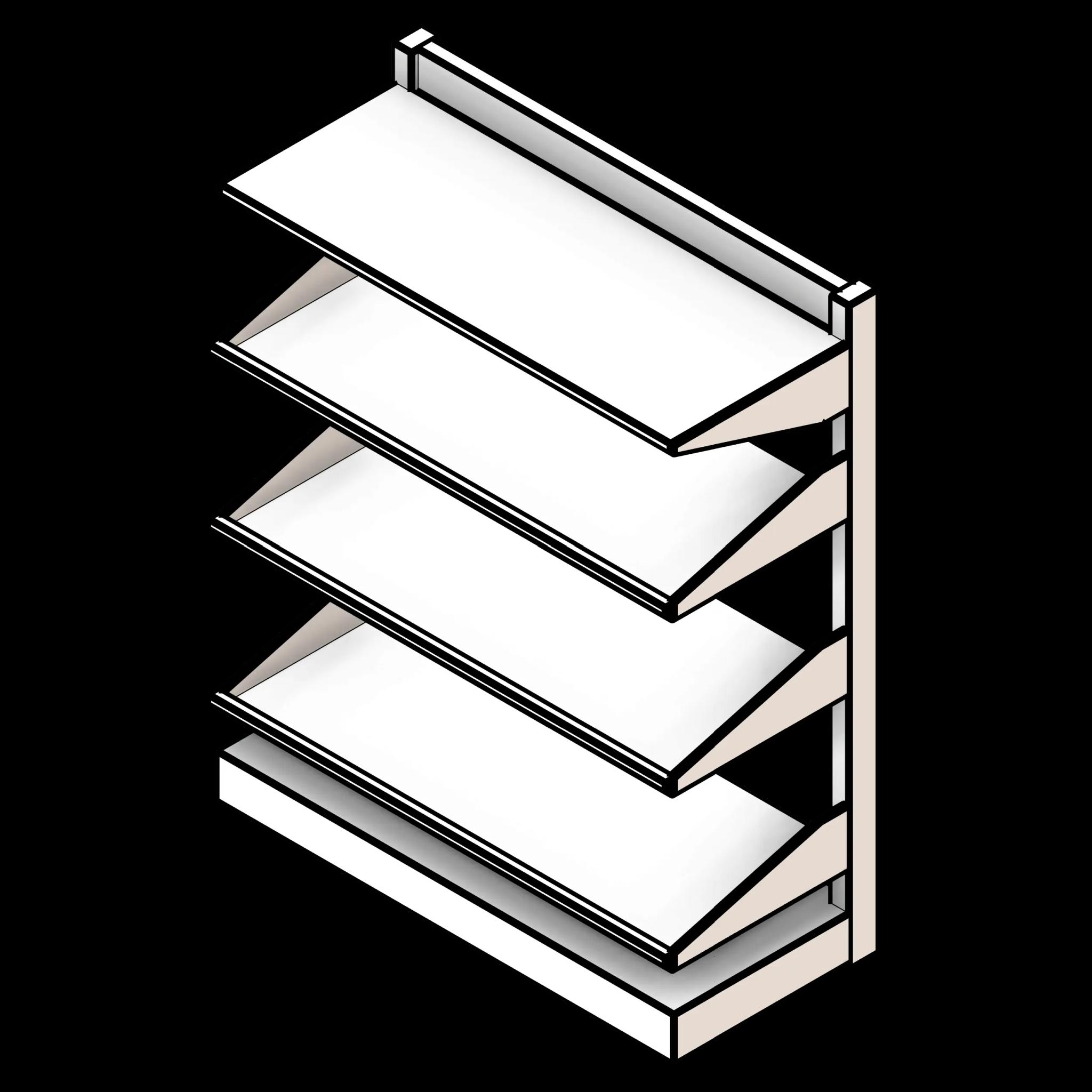 SSG Shelving Cantilever Bin PCS 33x15x42 Single Sided Shelves