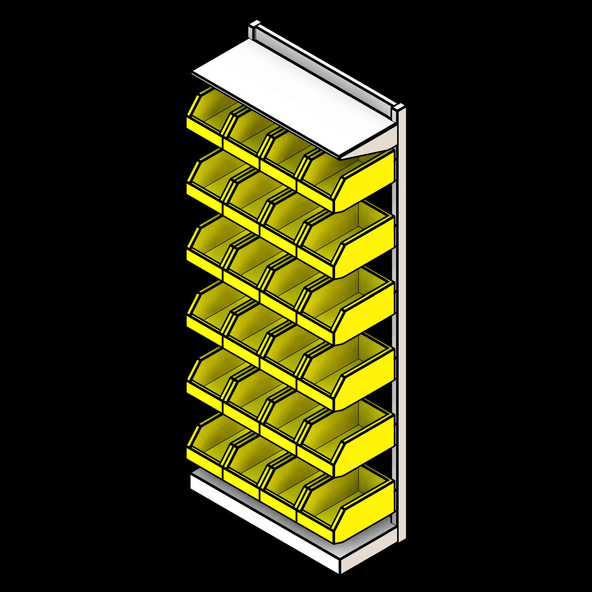SSG Shelving Cantilever Bin PCS 33x15x84 Single Sided Bins