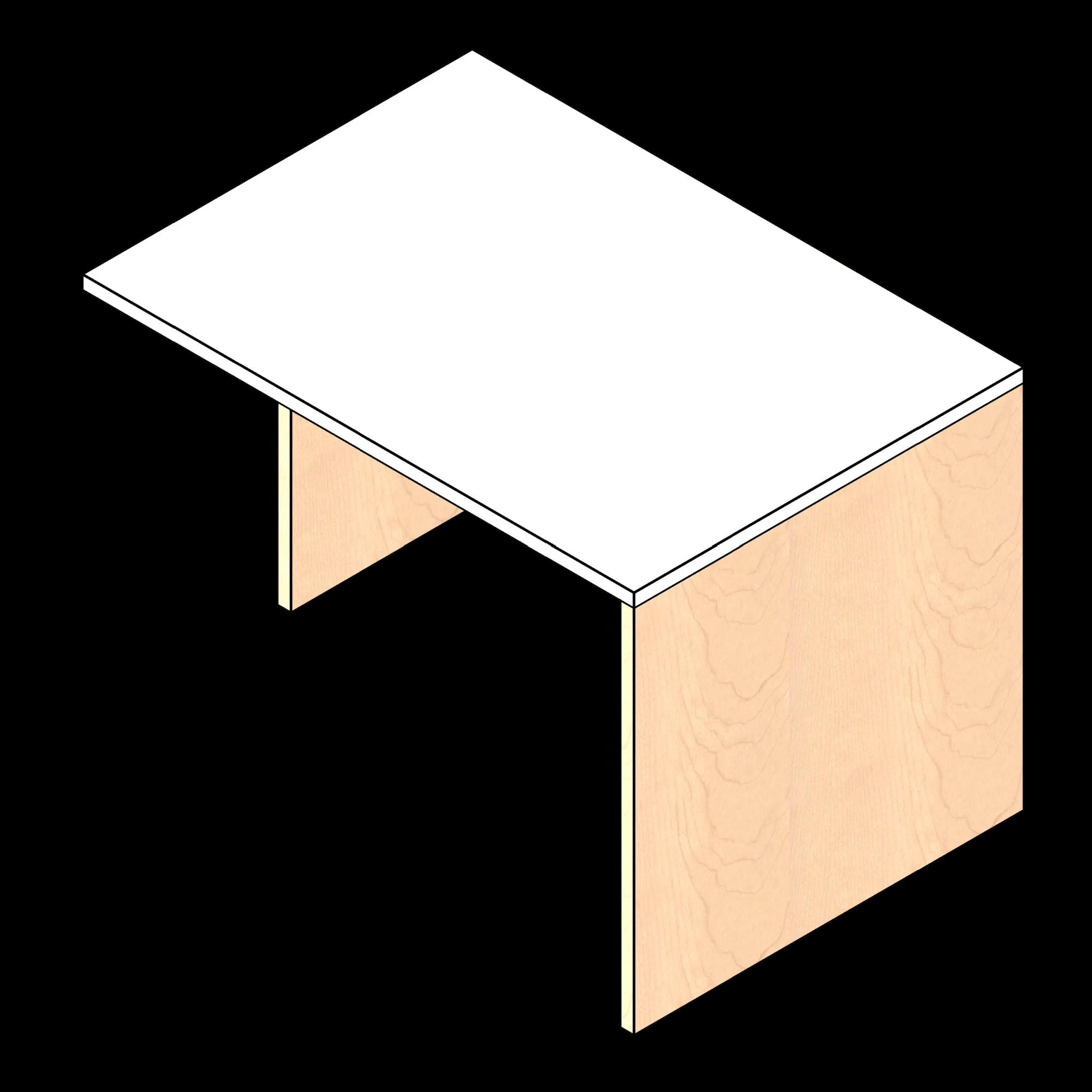  SSG Executive Console Desk LAM Left Half Leg