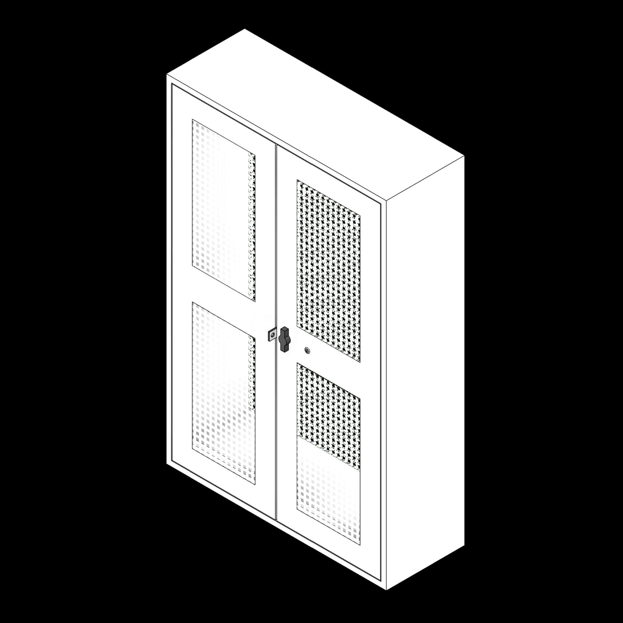 SSG Locker Gun Stacking PCS 42x15x65 Two Door