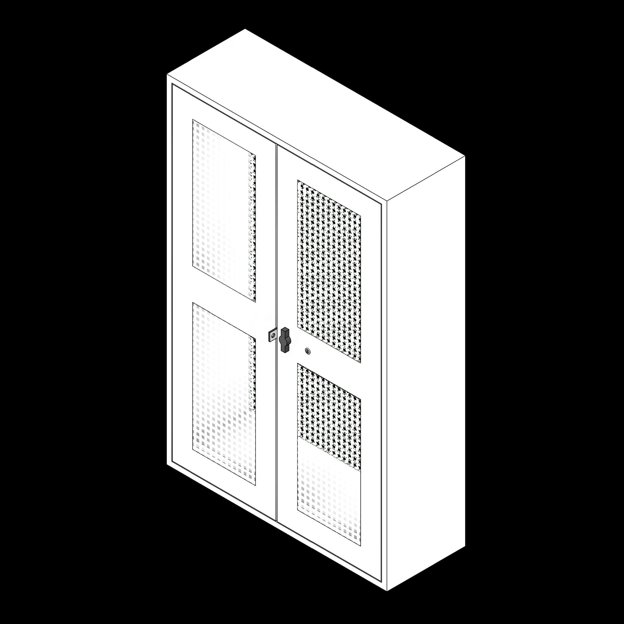 SSG Locker Gun Stacking PCS 42x15x65 Two Door