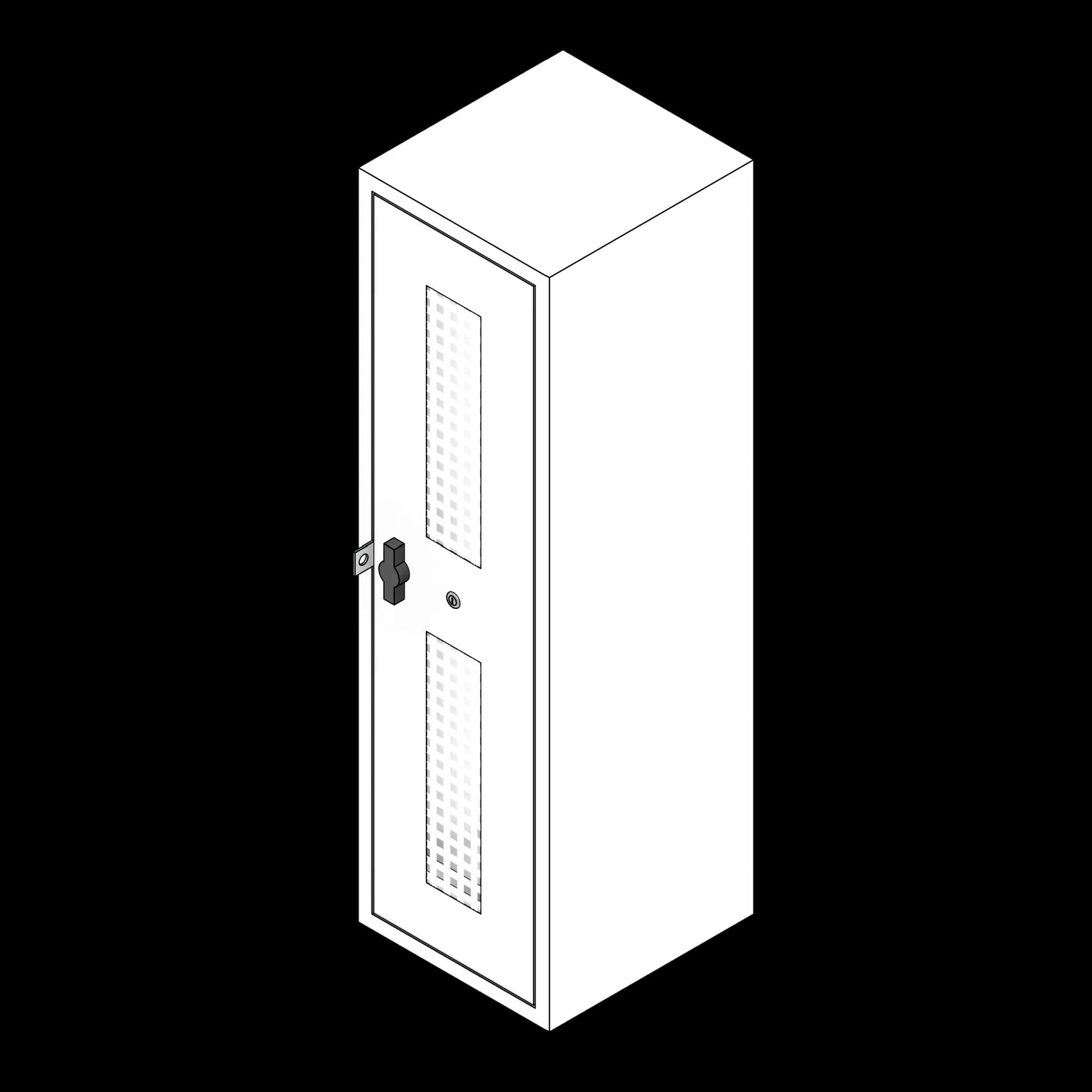 SSG Locker Gun Stacking PCS 14x15x48 One Door