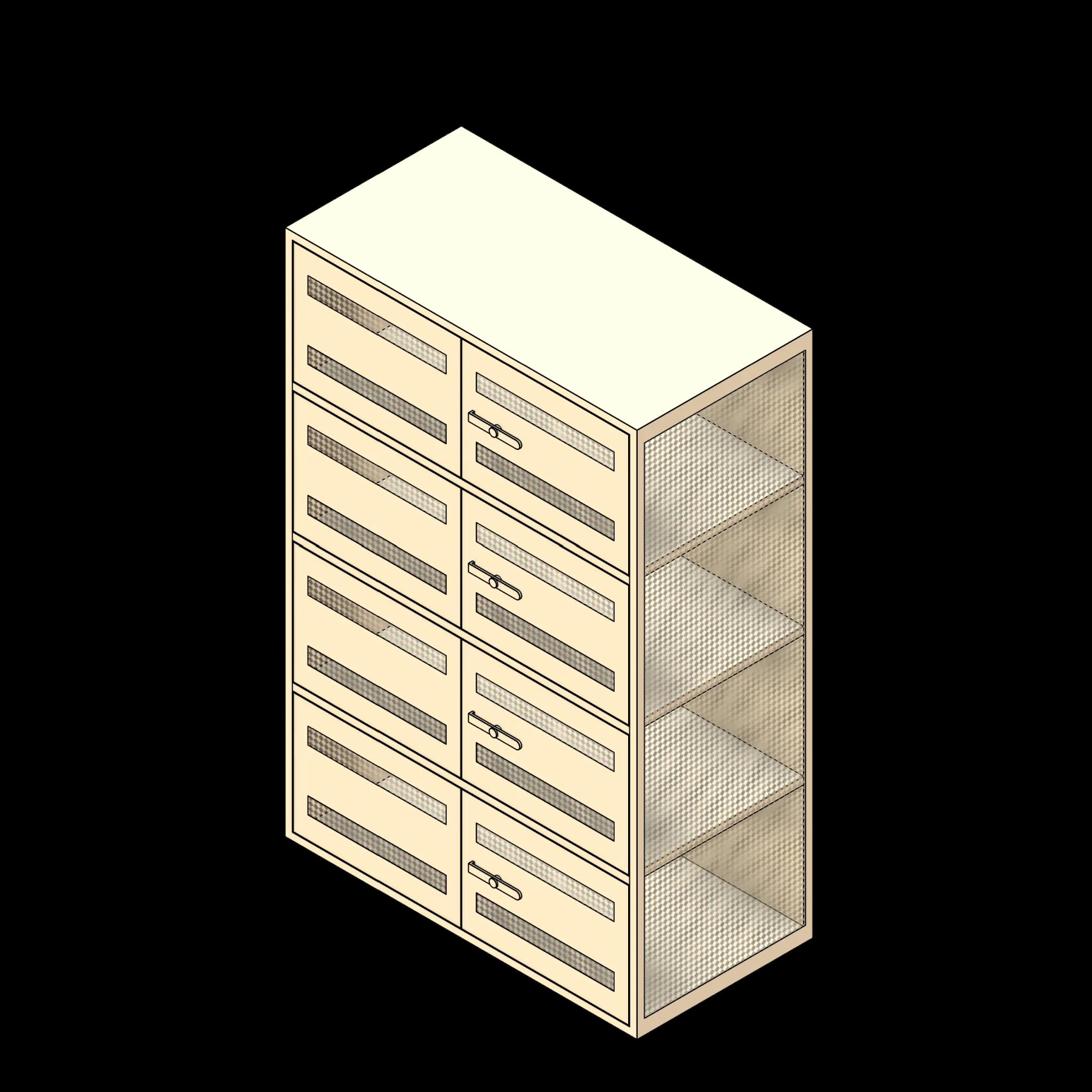 SSG Locker Duffel PCS 4 Tier Vent Sides and Doors