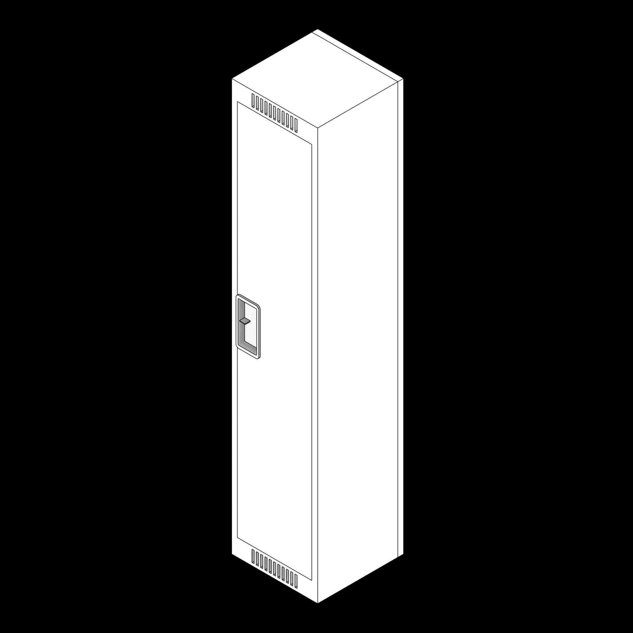 SSG Heavy Duty Lockers PCS Single Tier 15 Inch Depth