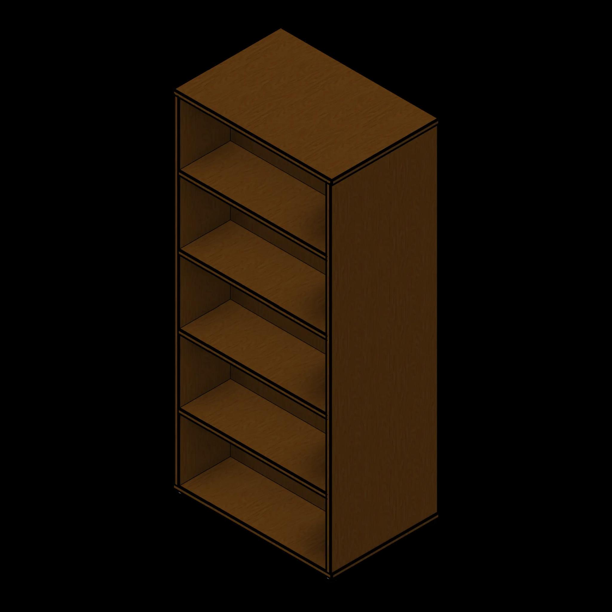 SSG Library Shelving LAM 32x22x72 Double Sided