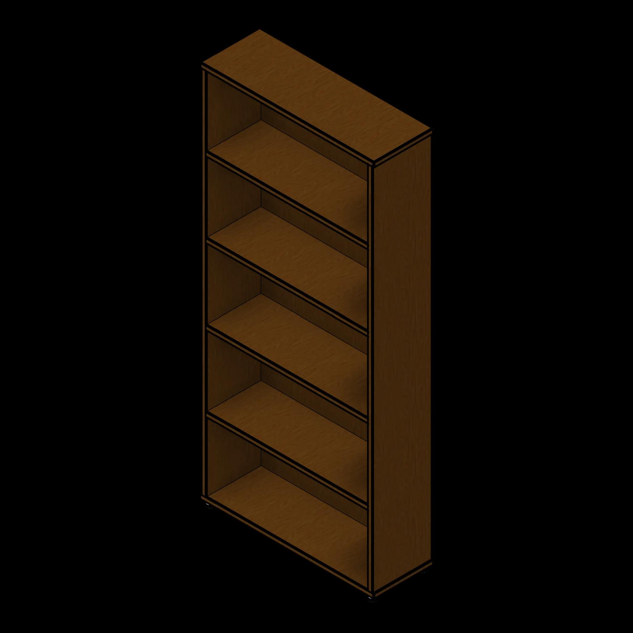 SSG Library Shelving LAM 32x11x72 Single Sided