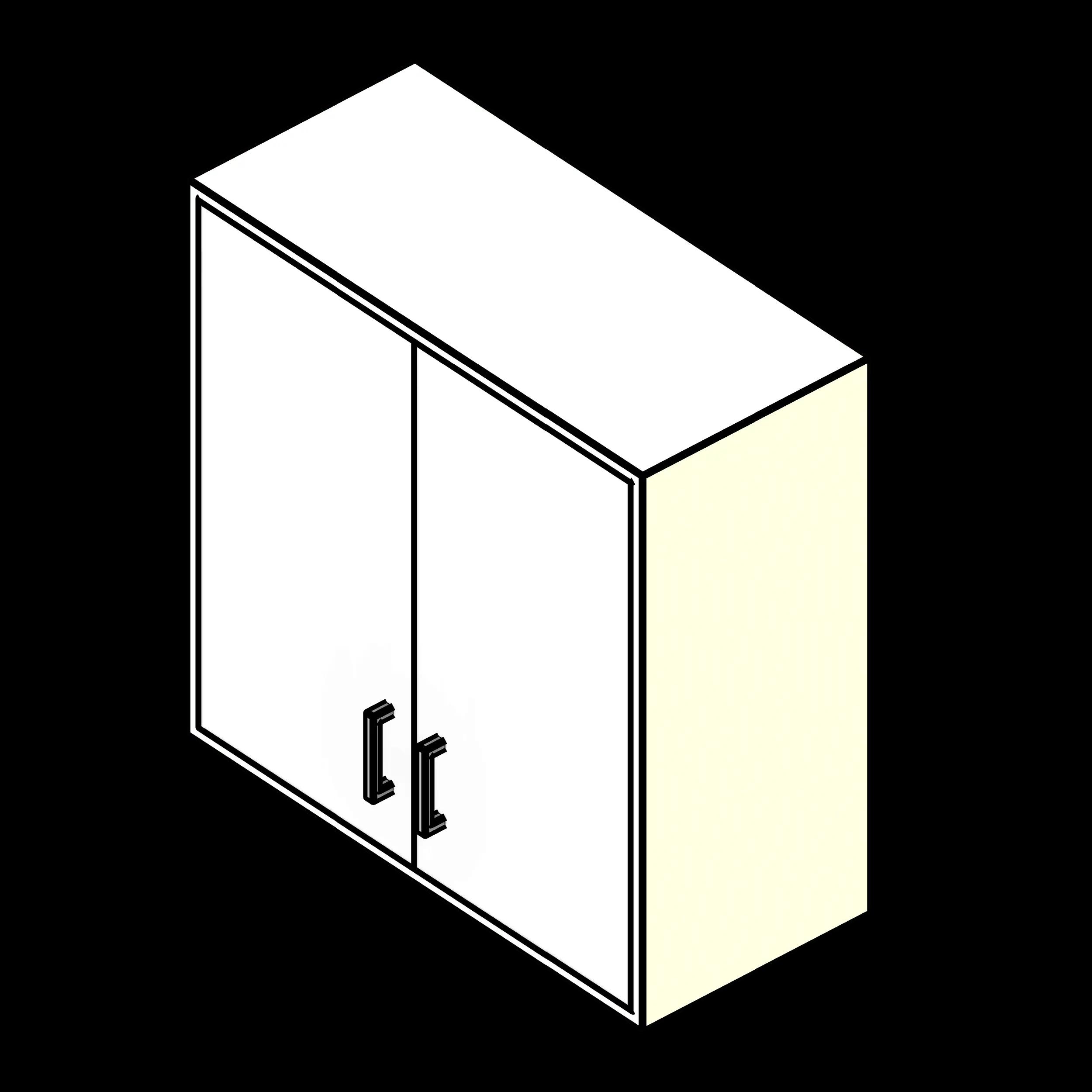 SSG Cabinet Lab Wall Cabinet PCS Solid Double Door Inset