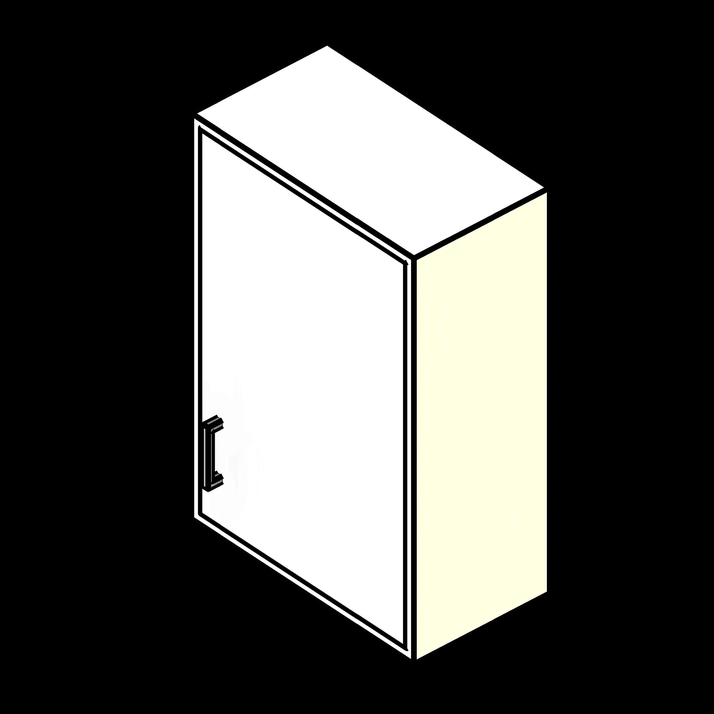 SSG Cabinet Lab Wall Cabinet PCS Solid Single Door Inset