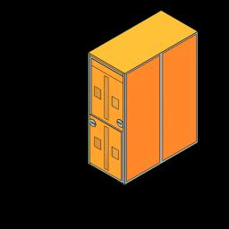 SSG Bike Locker Two Tier PCS