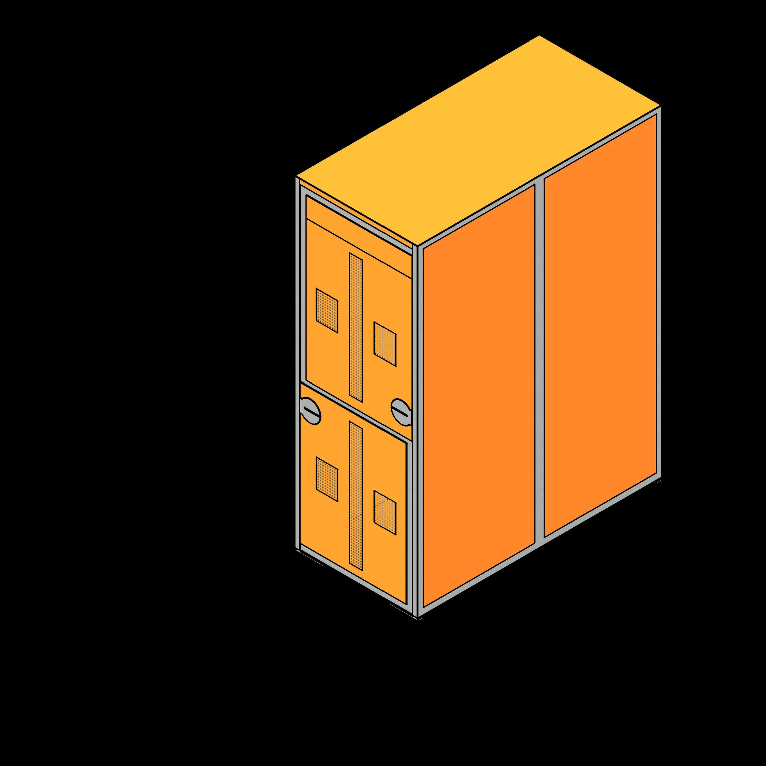 SSG Bike Locker Two Tier PCS