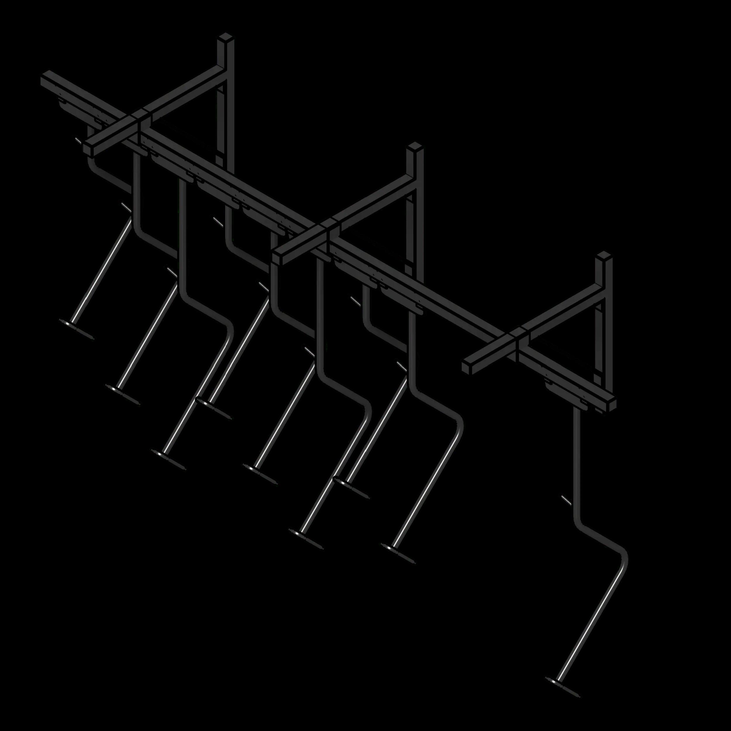  SSG Rack Bike Sliding Hook Wall Ceiling PCS