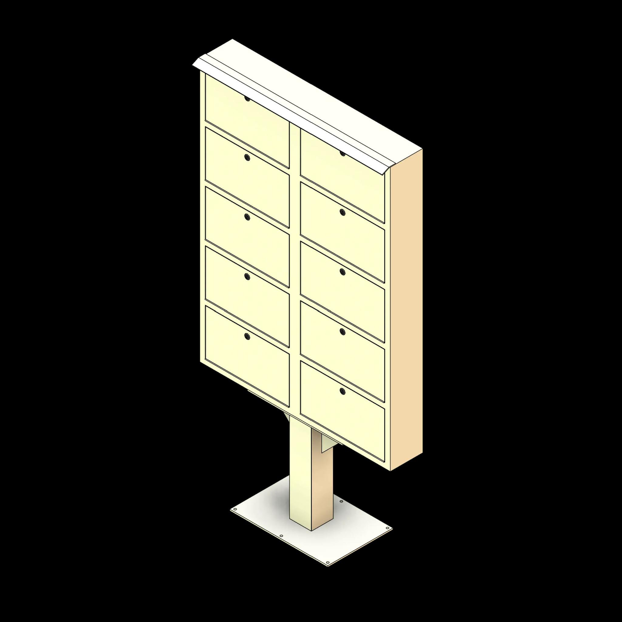 SSG Locker Outdoor Pistol Freestanding PCS 10 Pistol