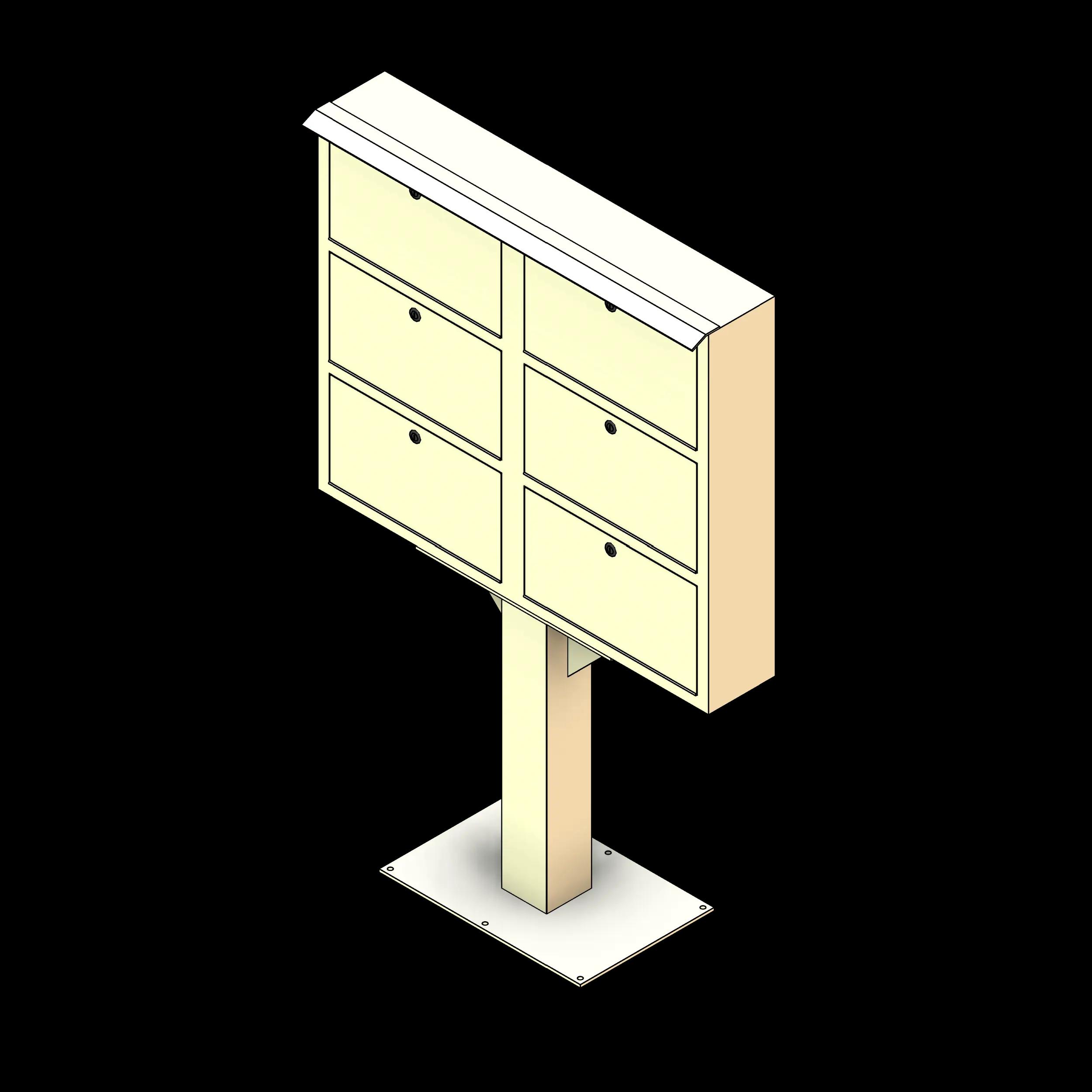 SSG Locker Outdoor Pistol Freestanding PCS