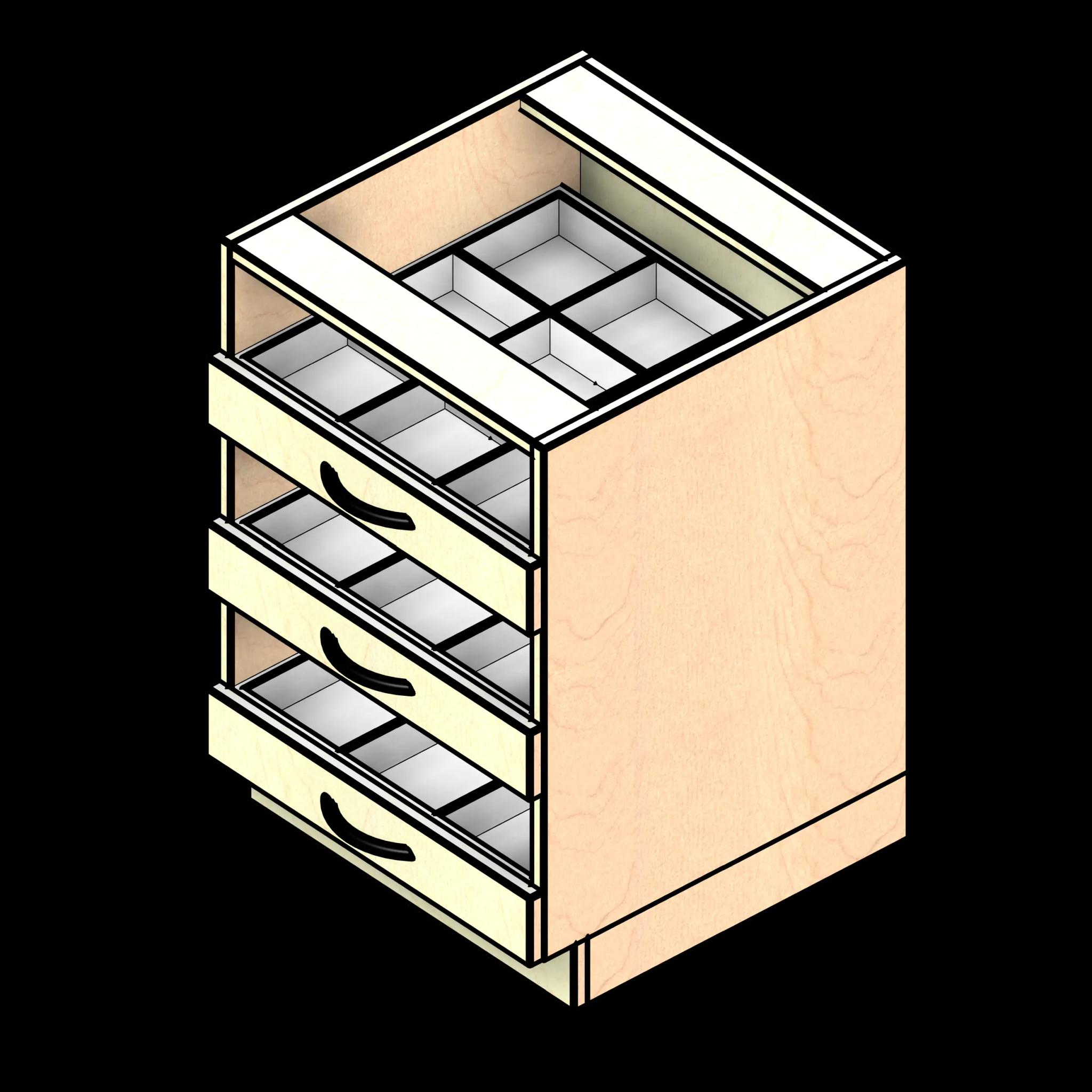 SSG Cabinet Base Drawer Tray LAM