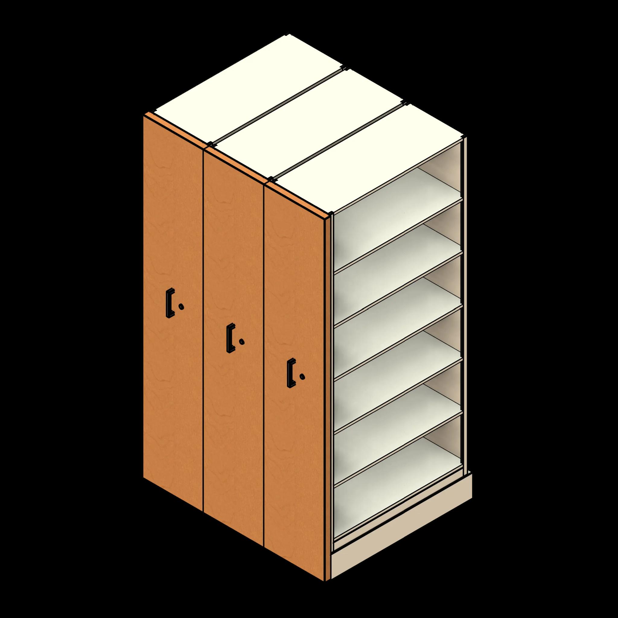 SSG 4 Post Shelving Pull Out PCS 3 Unit Closed
