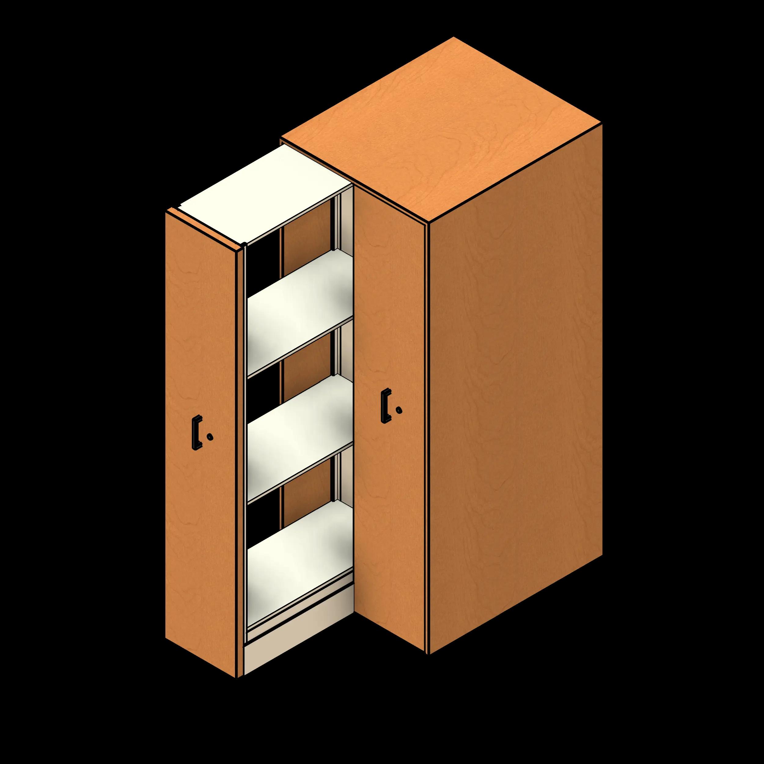 SSG 4 Post Shelving Pull Out PCS 2 Unit End Panels Open