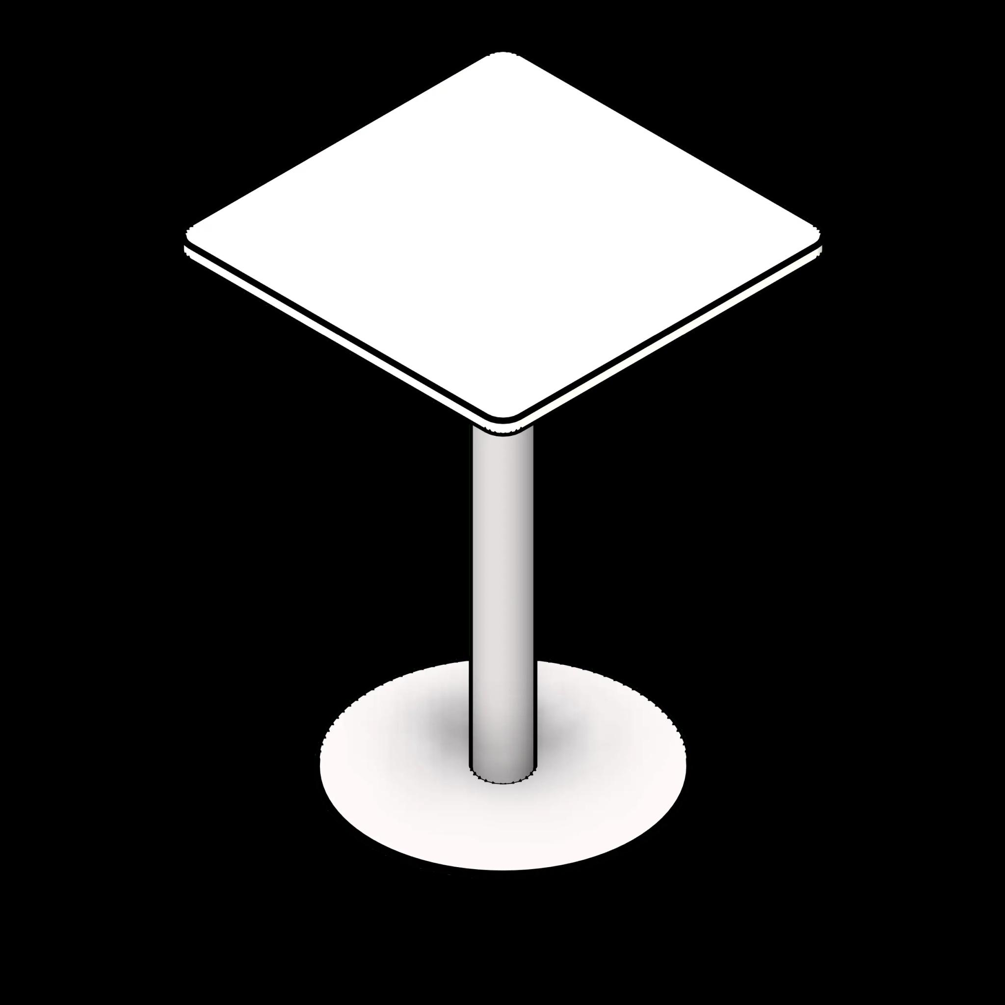 SSG Table Educational Single PCS 30 Inch Square Standing Height