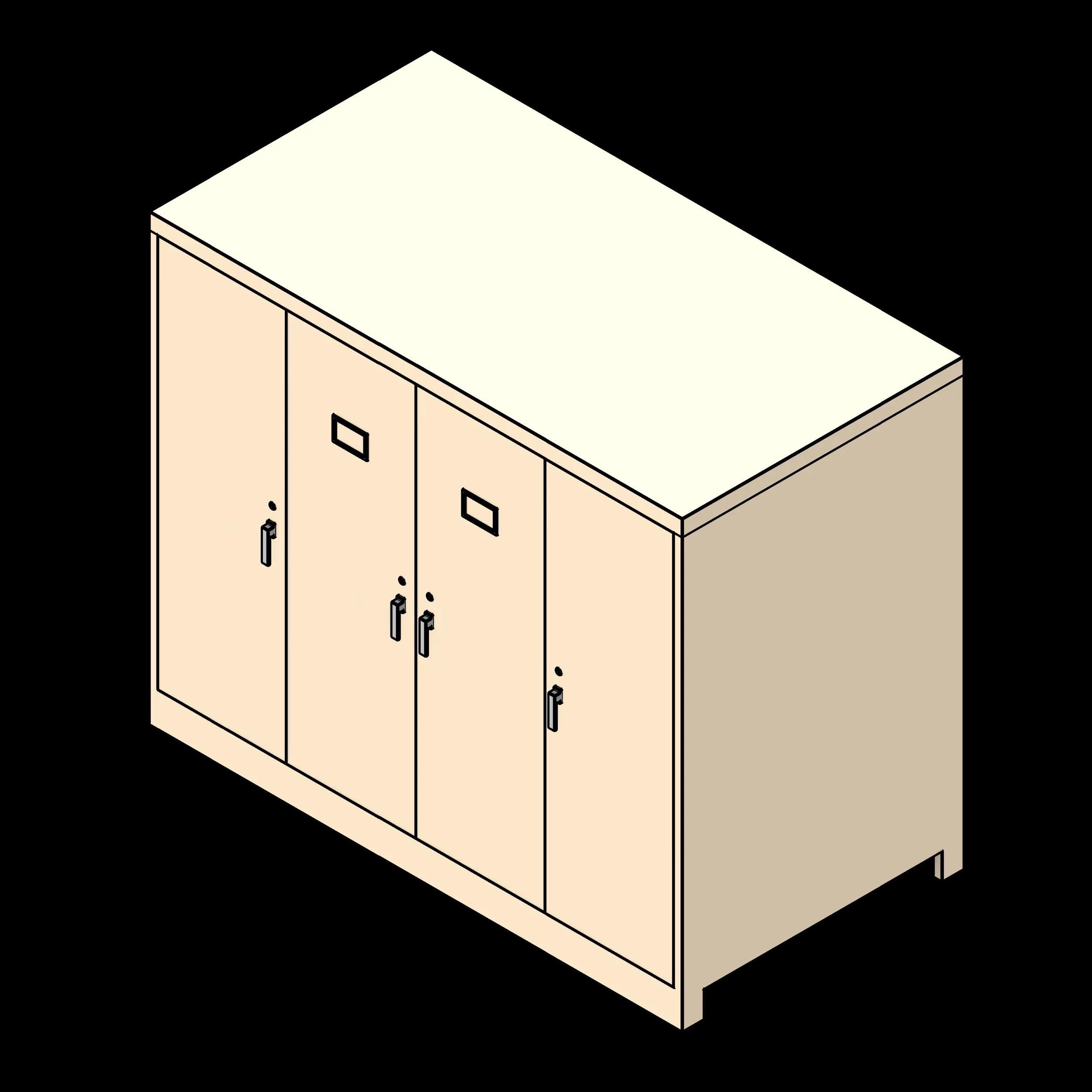 SSG Cabinet Museum Preservation Oversized PCS Classic Lever Handle