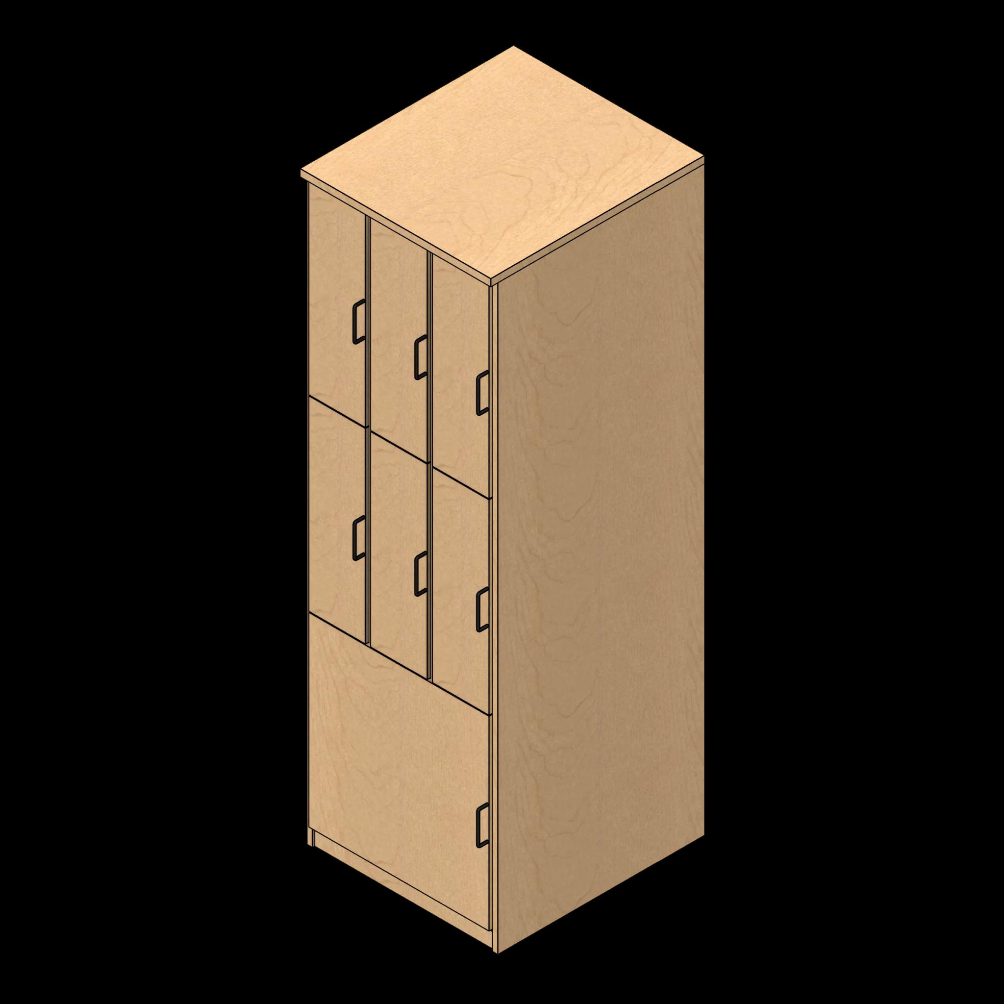 SSG Locker Instrument Combo LAM L C Compartments