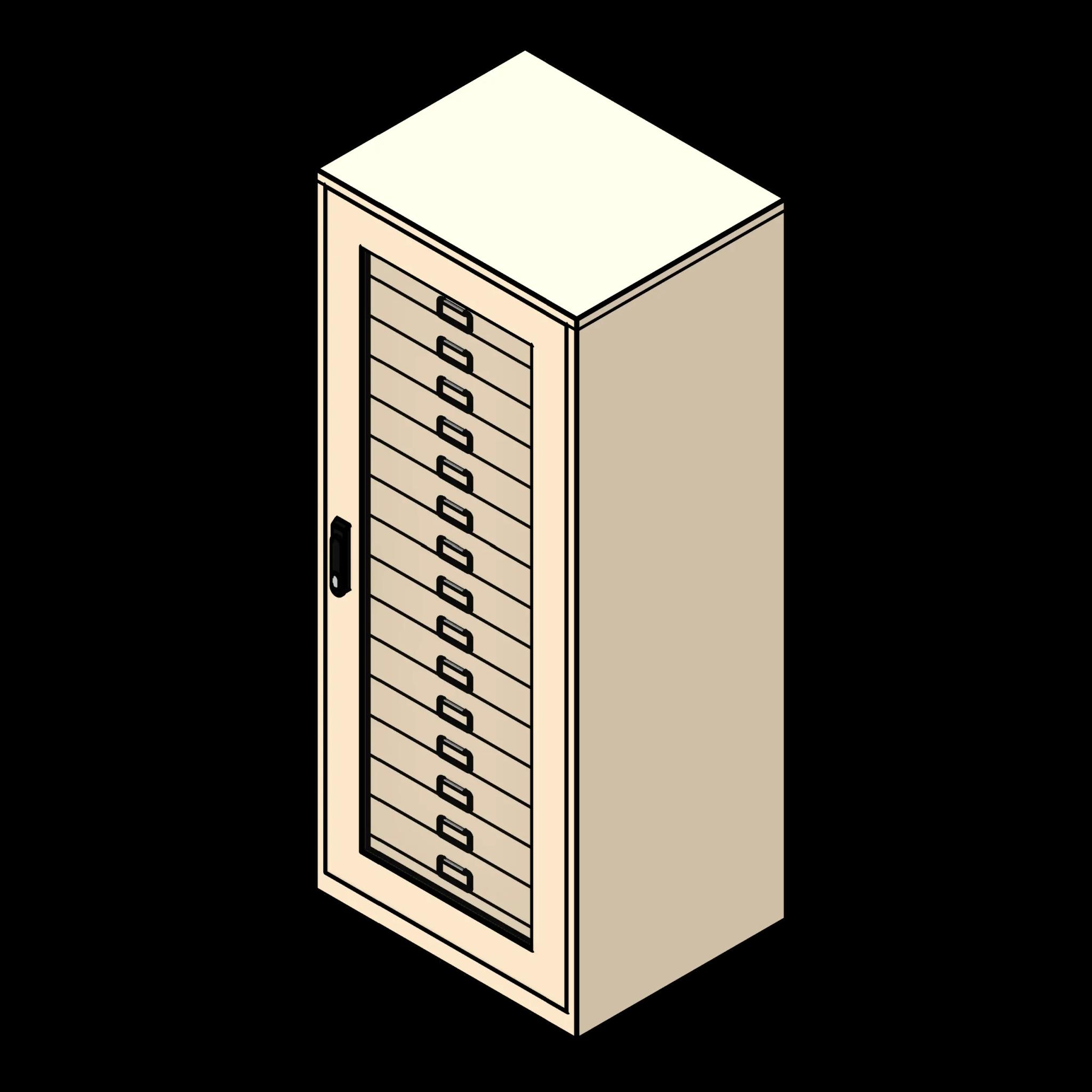 SSG Cabinet Museum Preservation Drawers PCS 30x24x72 4 Inch Drawers