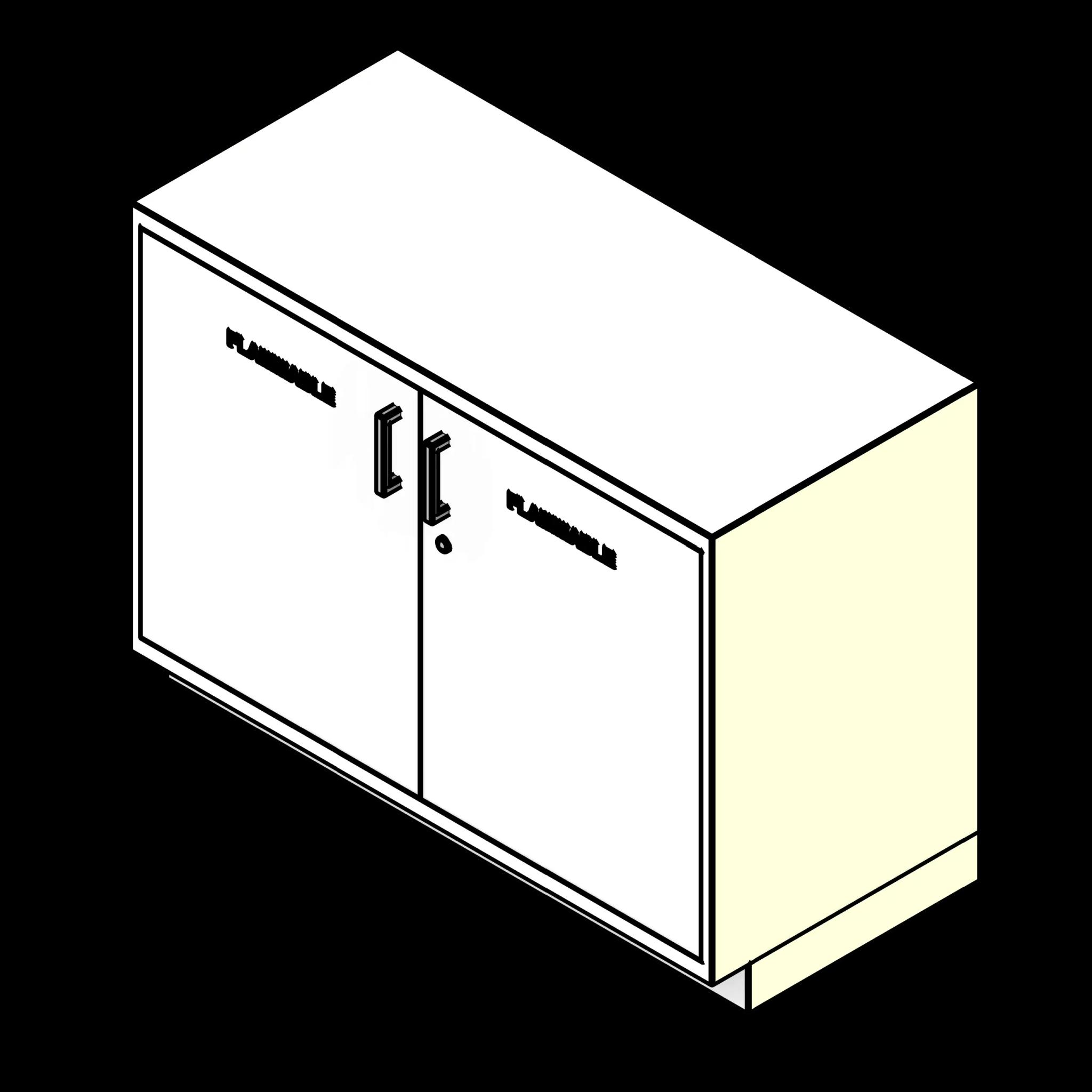  SSG Cabinet Lab Base Flammable PCS Left Hinge 2 Door Inset