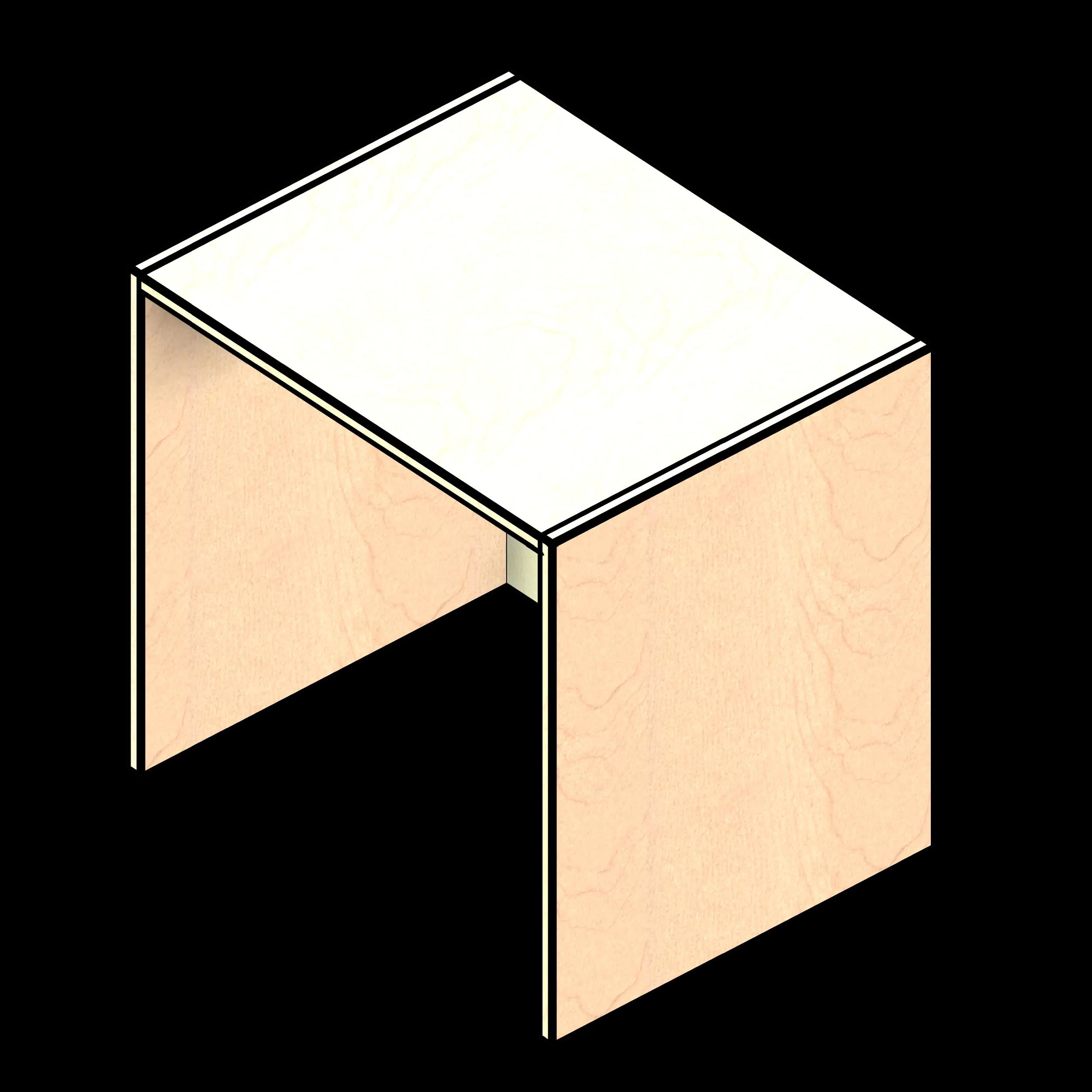 SSG Cabinet Base Open Knee Space LAM
