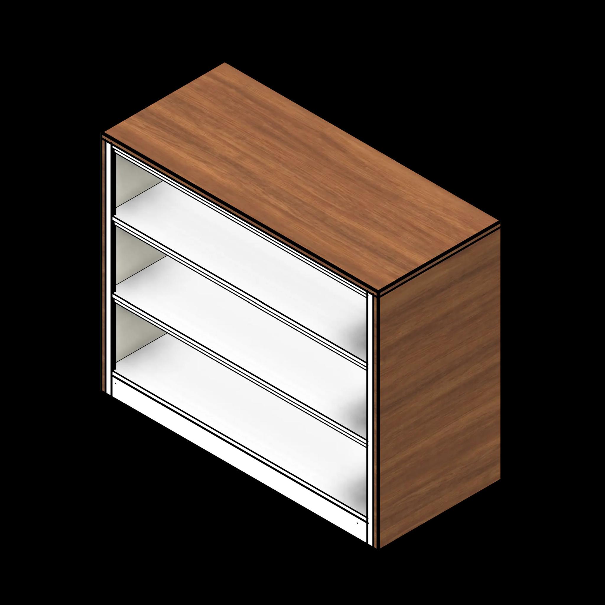 SSG Shelving 4 Post Mobile PCS 48x22x40 Finish Panels Concealed Casters