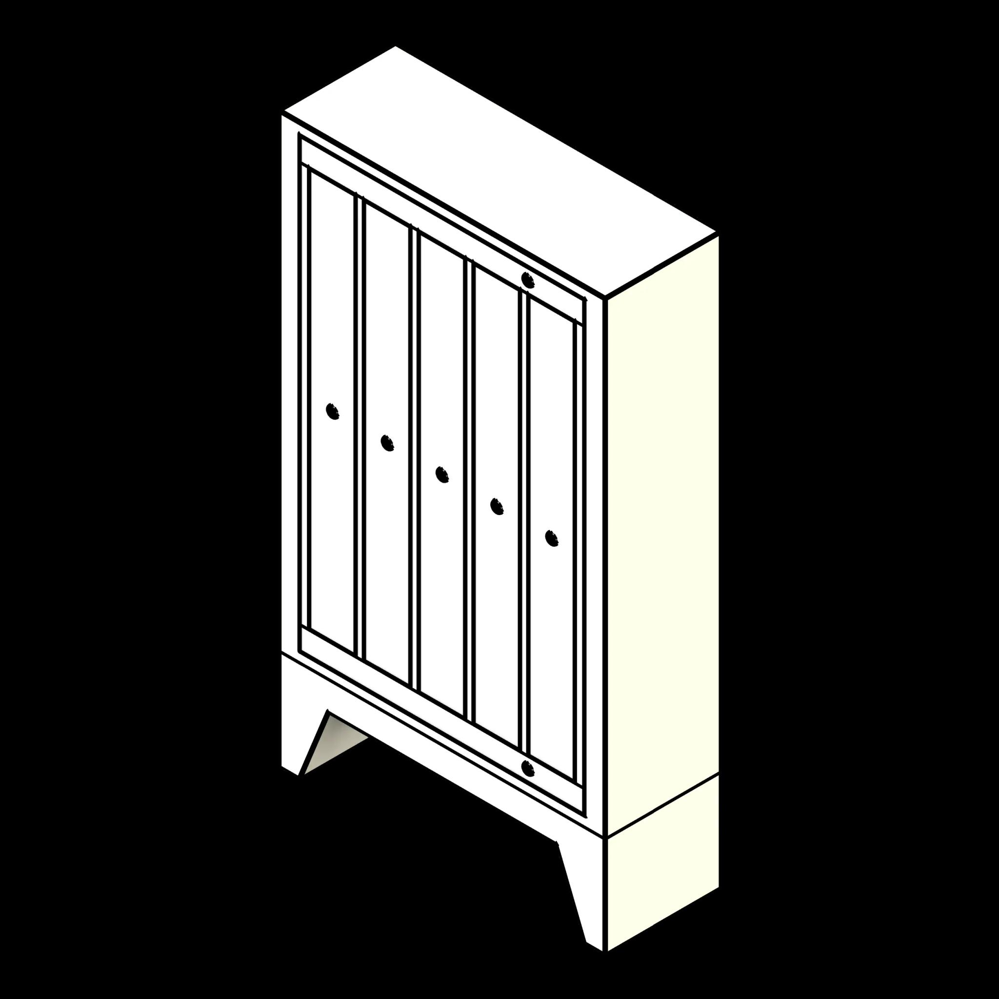 SSG Locker Gun Freestanding PCS 5 Long Gun