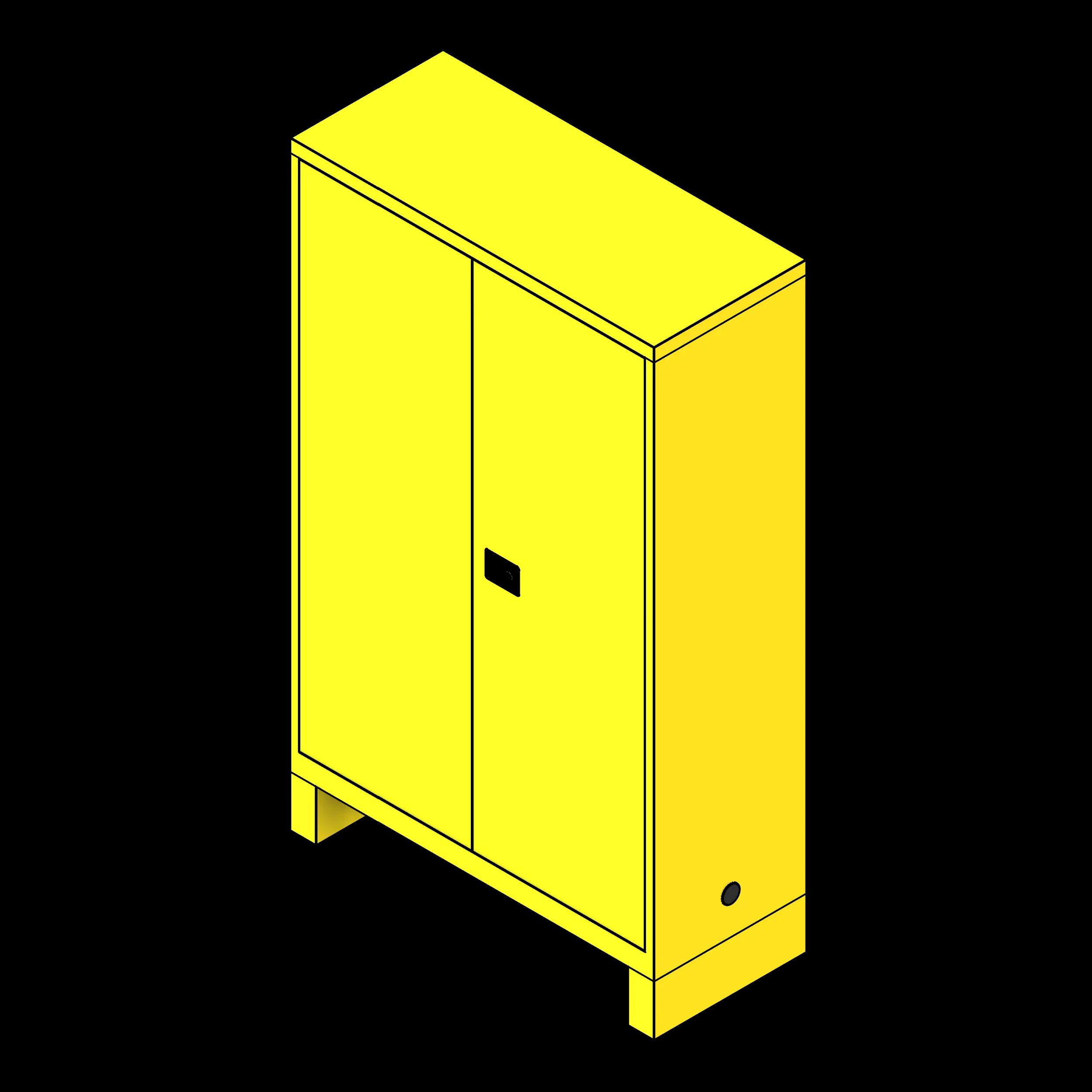 SGG Flammable Liquid Storage Legs PCS 45 Gallon 43x18x71 Manual