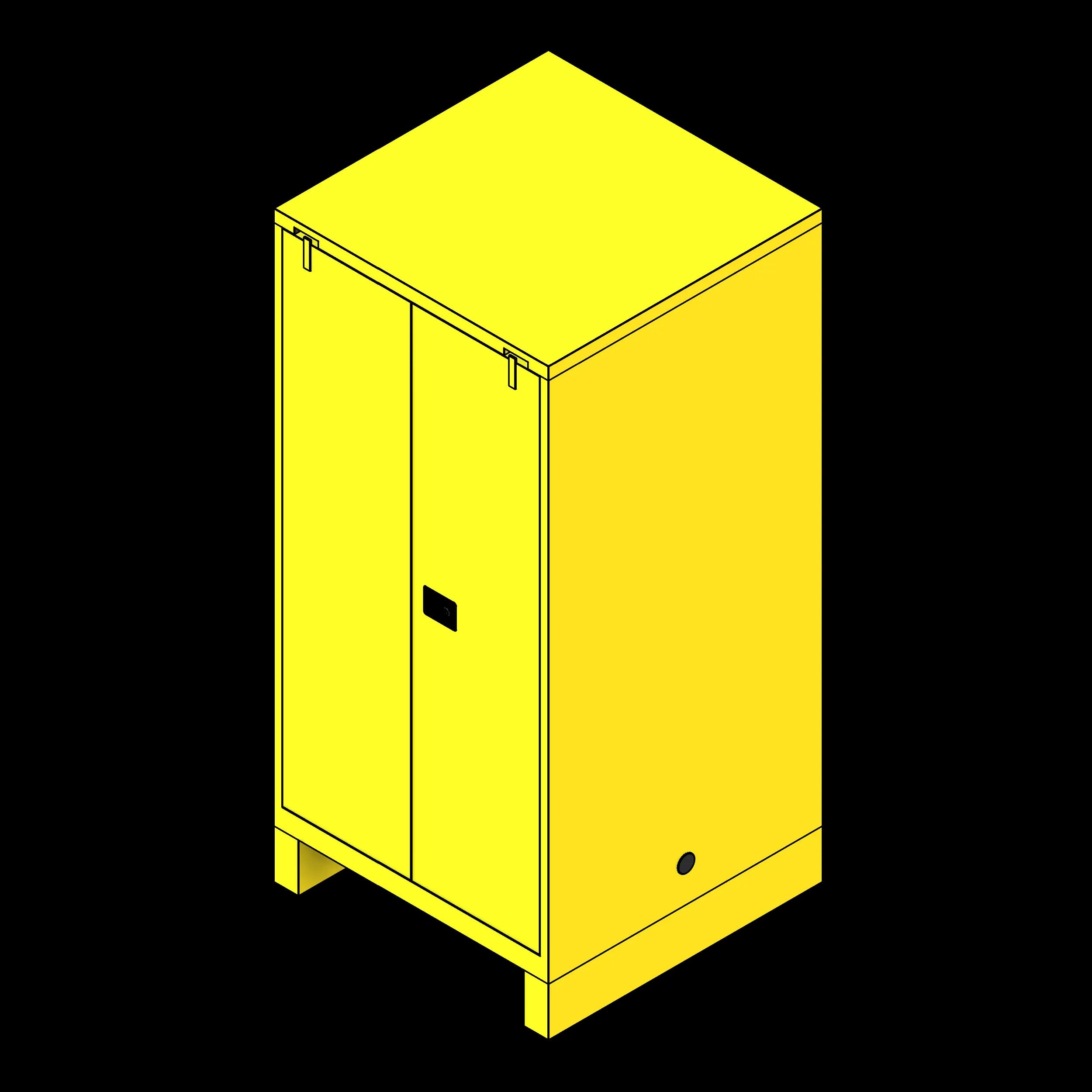 SGG Flammable Liquid Storage Legs PCS 60 Gallon 34x34x71 Self Closing